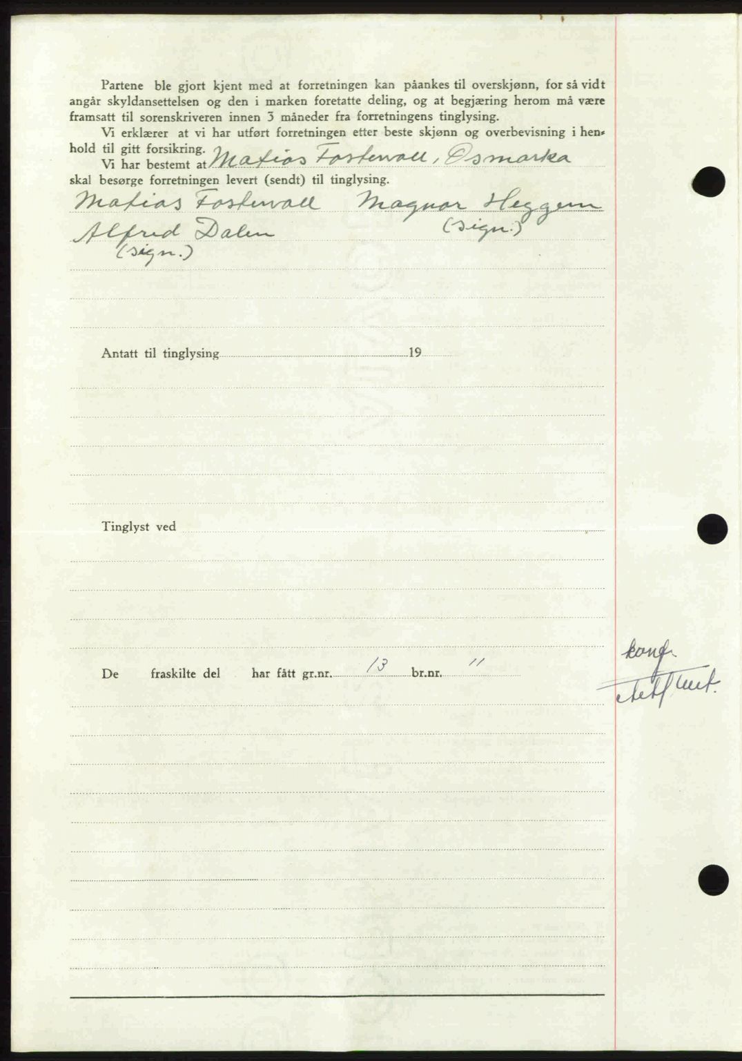 Nordmøre sorenskriveri, AV/SAT-A-4132/1/2/2Ca: Mortgage book no. A109, 1948-1948, Diary no: : 2692/1948