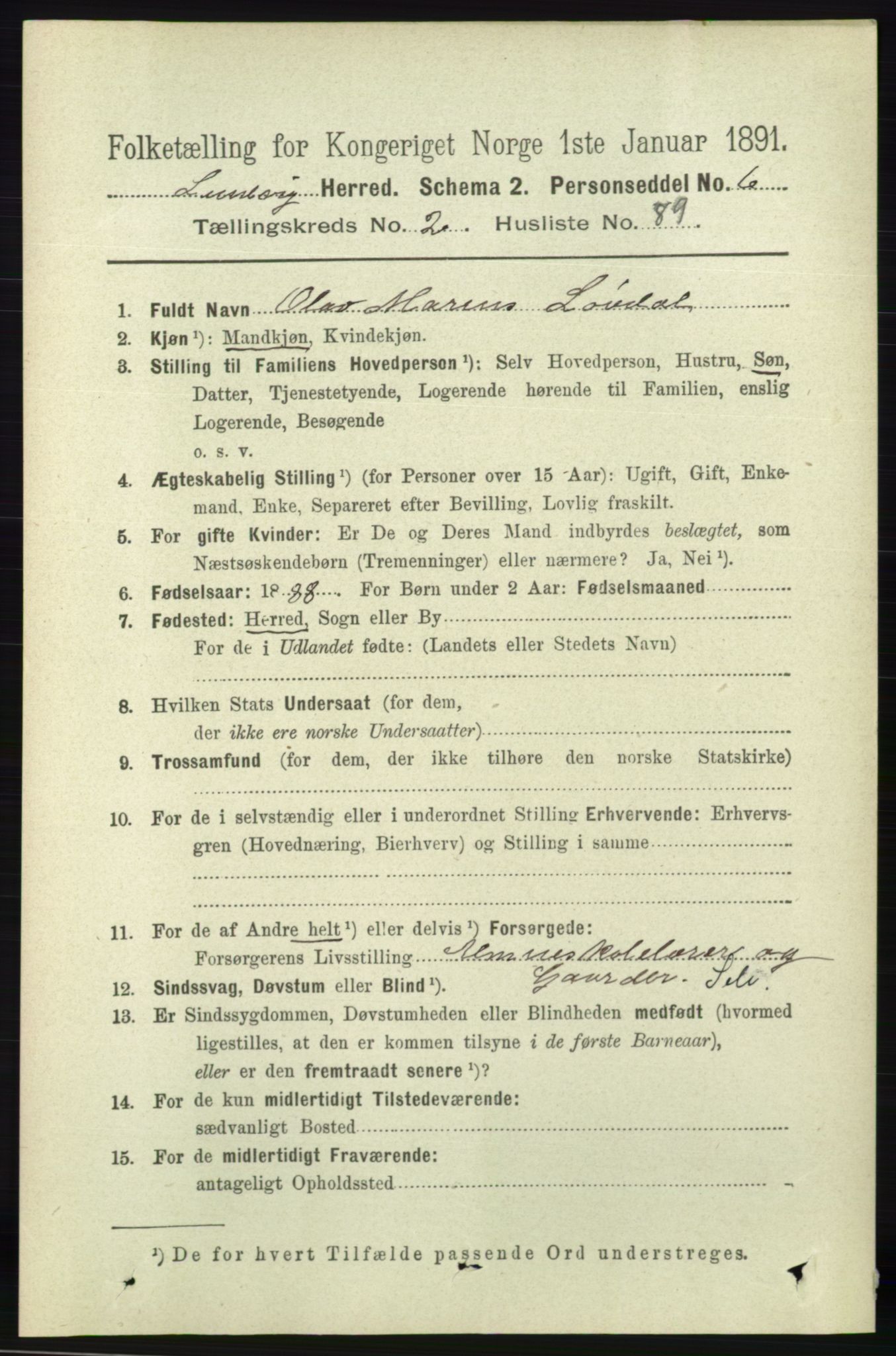 RA, 1891 census for 0924 Landvik, 1891, p. 863