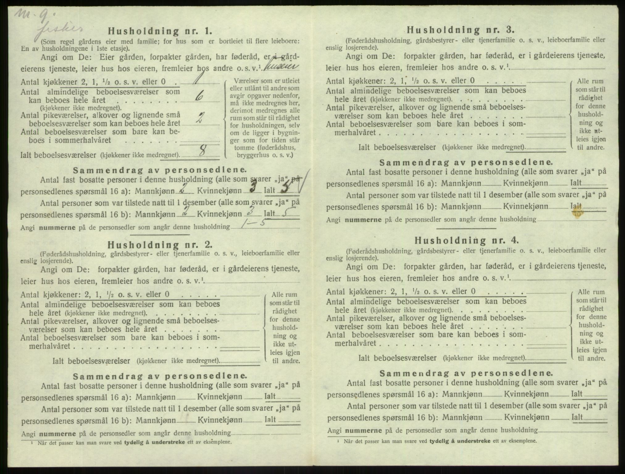 SAB, 1920 census for Askvoll, 1920, p. 1065