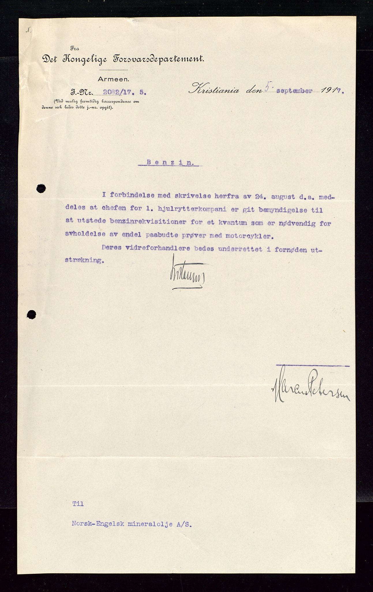 Pa 1521 - A/S Norske Shell, AV/SAST-A-101915/E/Ea/Eaa/L0002: Sjefskorrespondanse, 1917-1918, p. 370