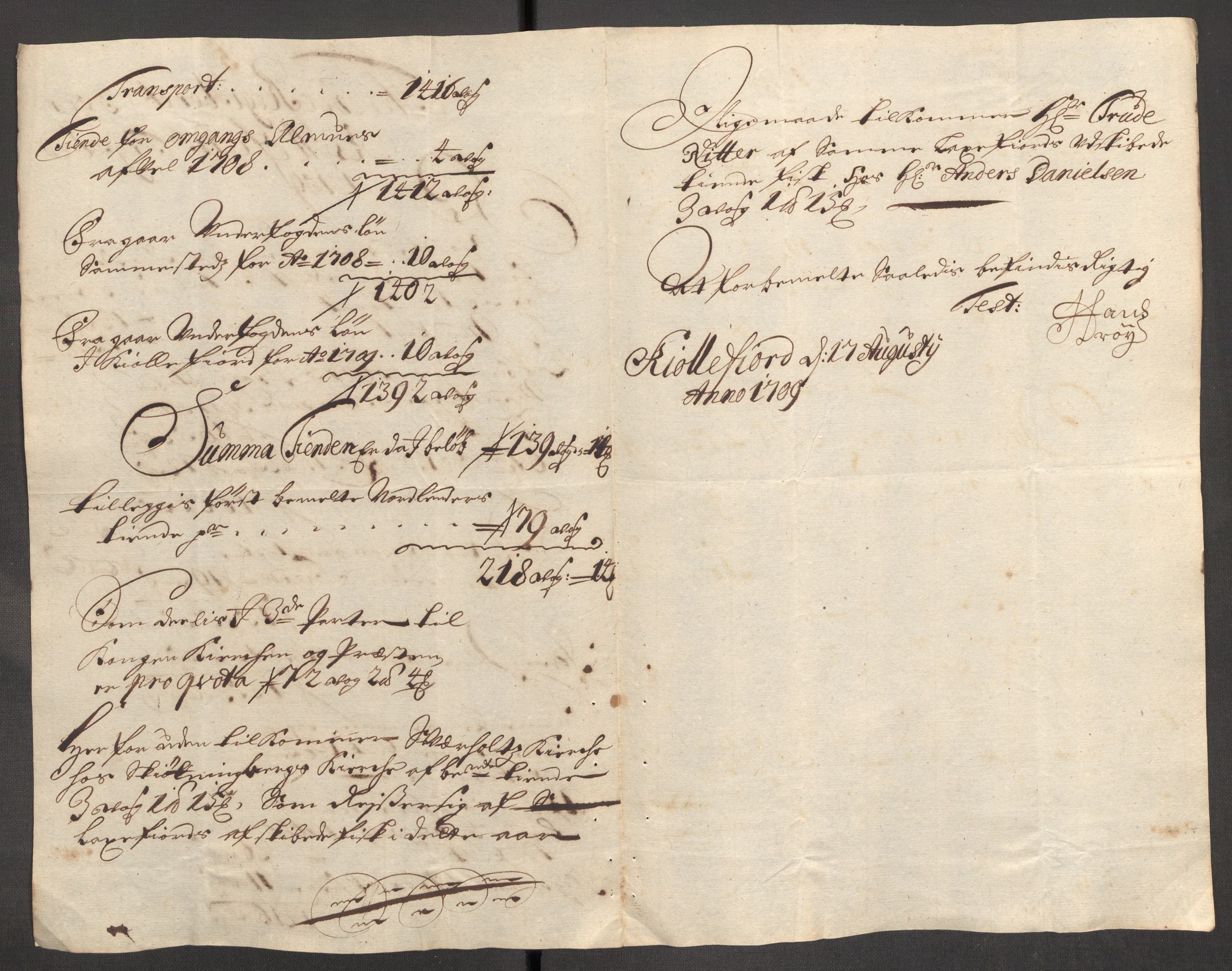 Rentekammeret inntil 1814, Reviderte regnskaper, Fogderegnskap, AV/RA-EA-4092/R69/L4855: Fogderegnskap Finnmark/Vardøhus, 1709-1712, p. 59