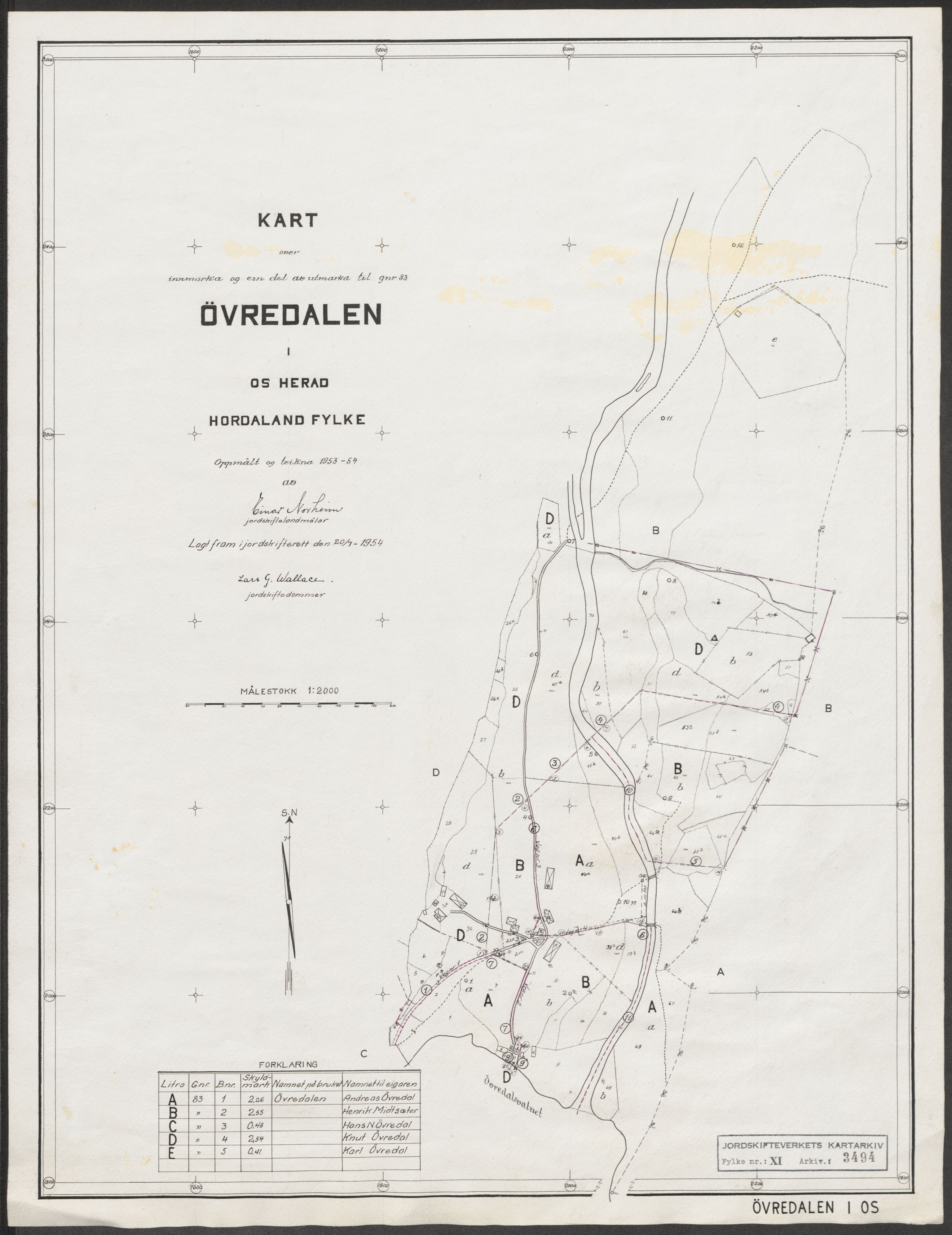 Jordskifteverkets kartarkiv, AV/RA-S-3929/T, 1859-1988, p. 3987