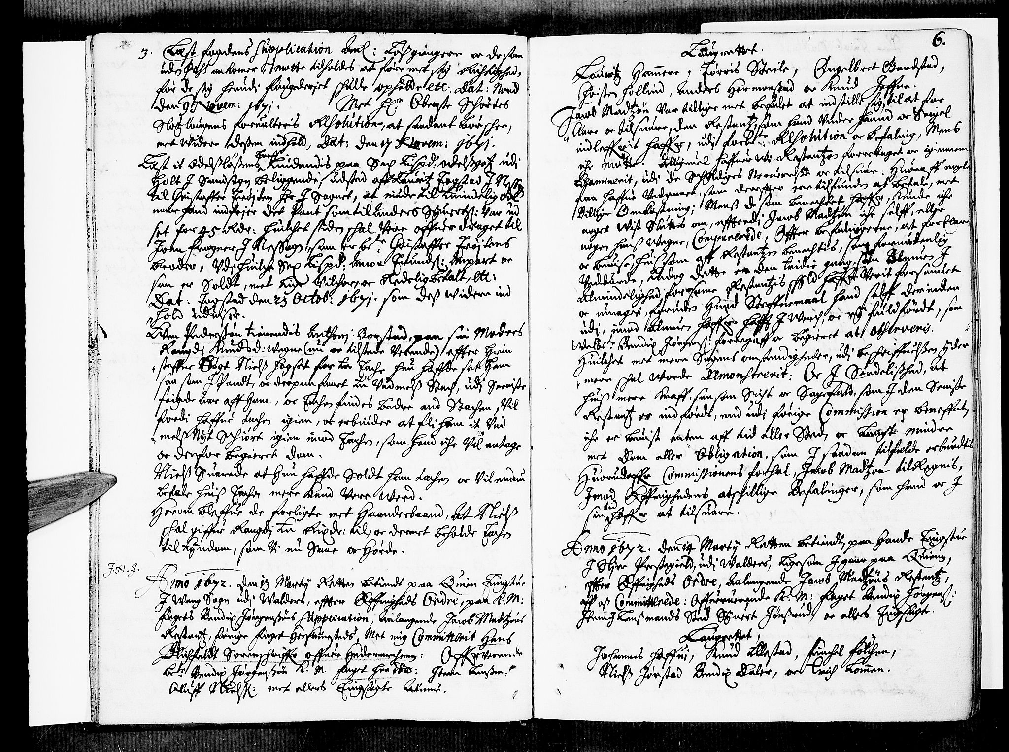 Øvre Romerike sorenskriveri, AV/SAO-A-10649/F/Fb/L0016: Tingbok 16, 1671-1672, p. 5b-6a