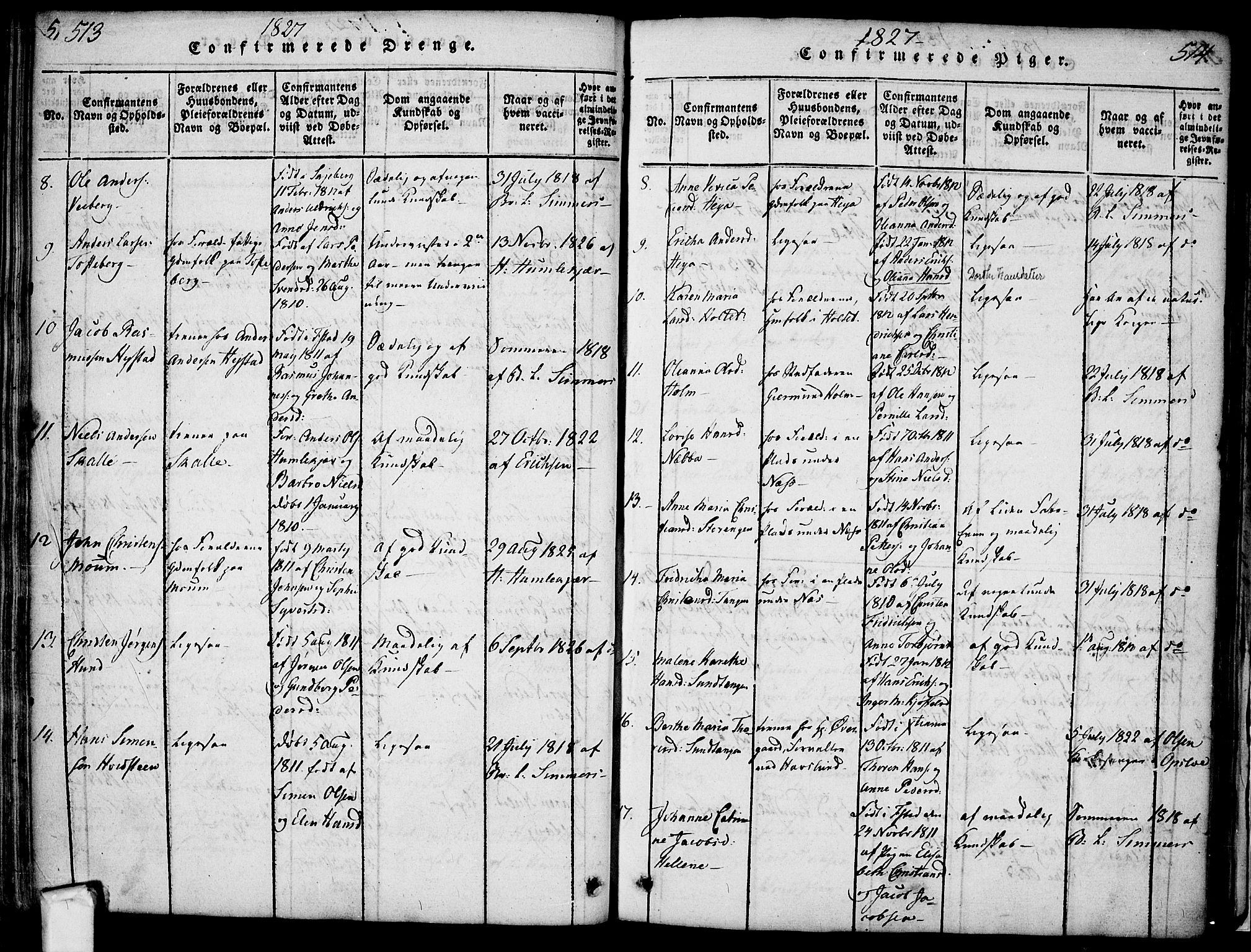 Borge prestekontor Kirkebøker, SAO/A-10903/F/Fa/L0003: Parish register (official) no. I 3, 1815-1836, p. 513-514