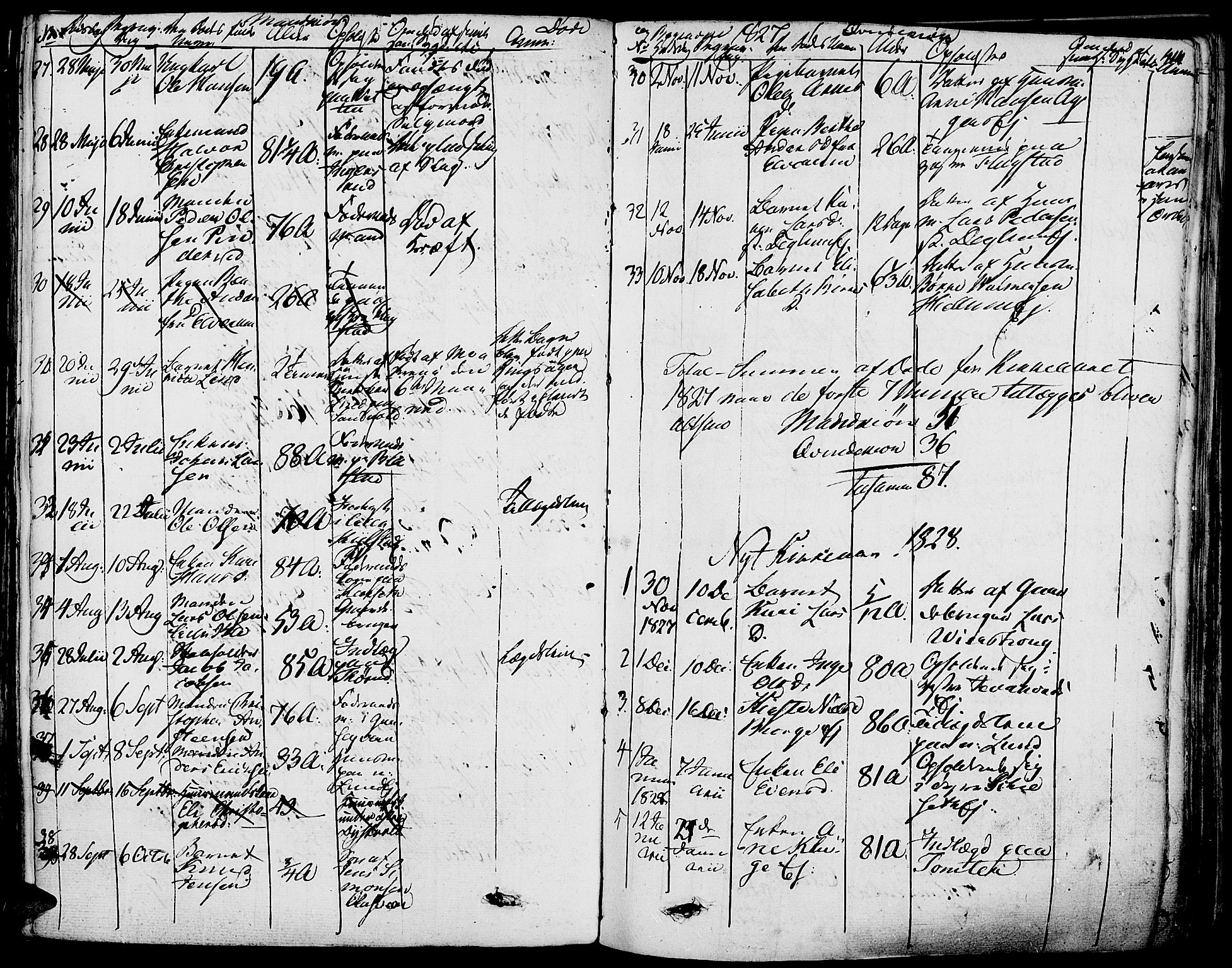 Vang prestekontor, Hedmark, SAH/PREST-008/H/Ha/Haa/L0009: Parish register (official) no. 9, 1826-1841, p. 414