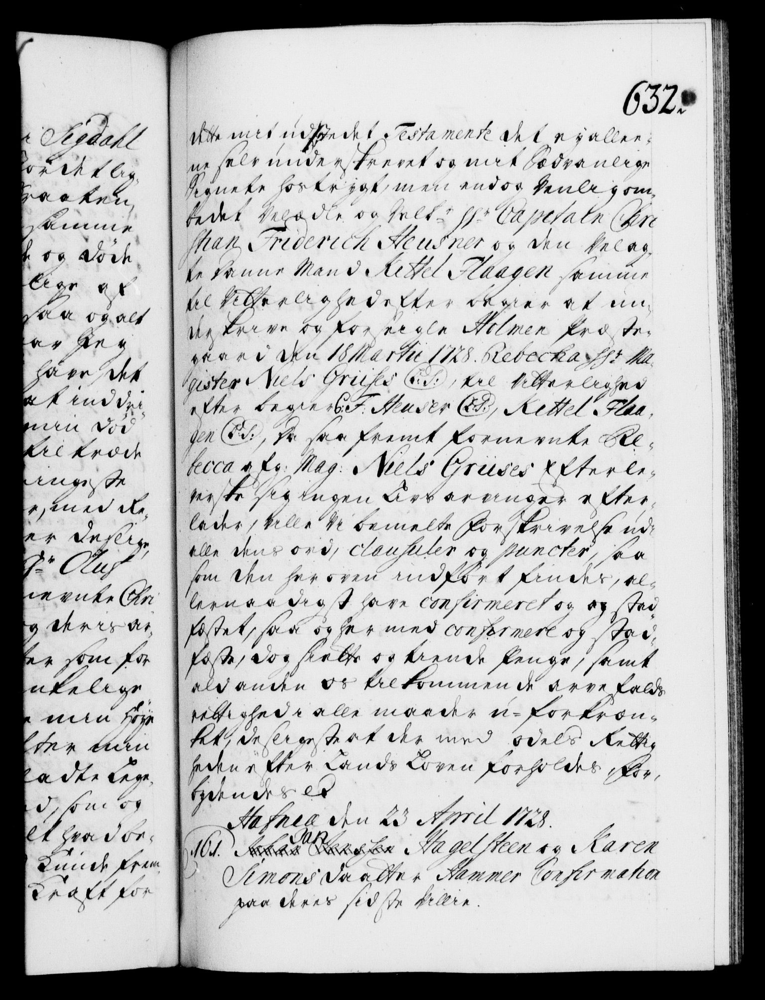 Danske Kanselli 1572-1799, AV/RA-EA-3023/F/Fc/Fca/Fcaa/L0025: Norske registre, 1726-1728, p. 632a