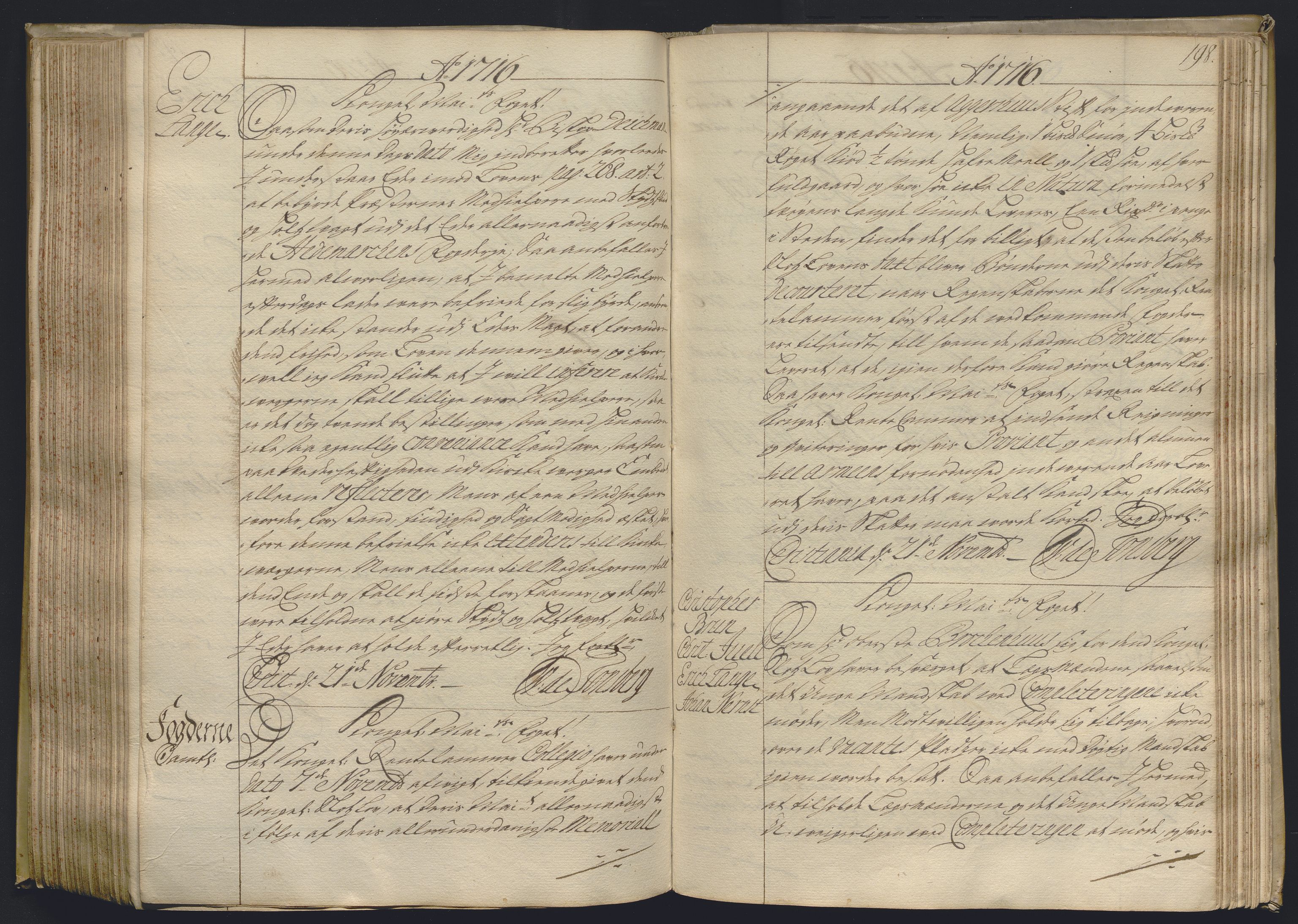 Kristiania stiftamt, AV/SAO-A-10386/B/Ba/L0004: Kopibok, 1715-1717, p. 196b-197a