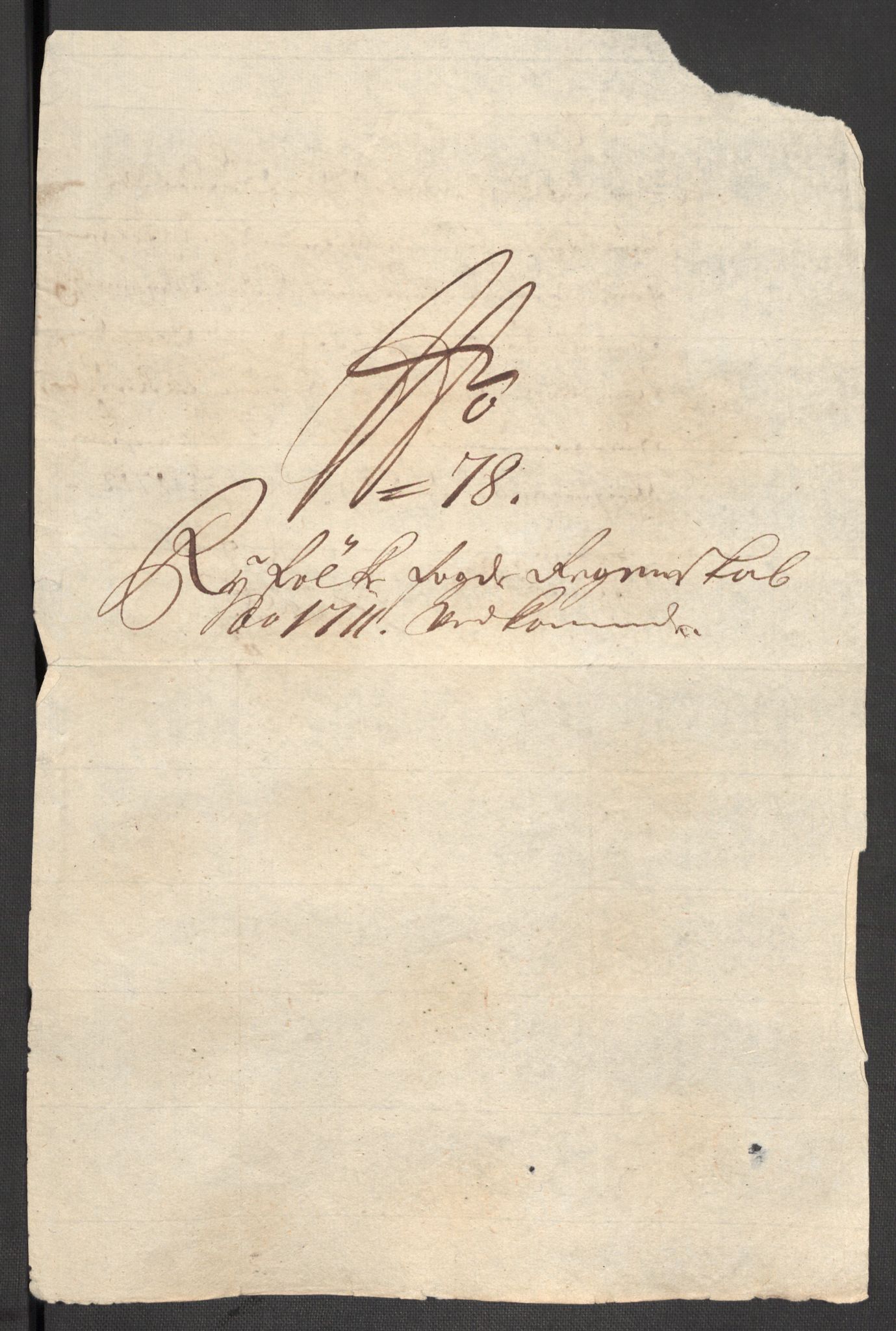 Rentekammeret inntil 1814, Reviderte regnskaper, Fogderegnskap, AV/RA-EA-4092/R47/L2864: Fogderegnskap Ryfylke, 1711, p. 136