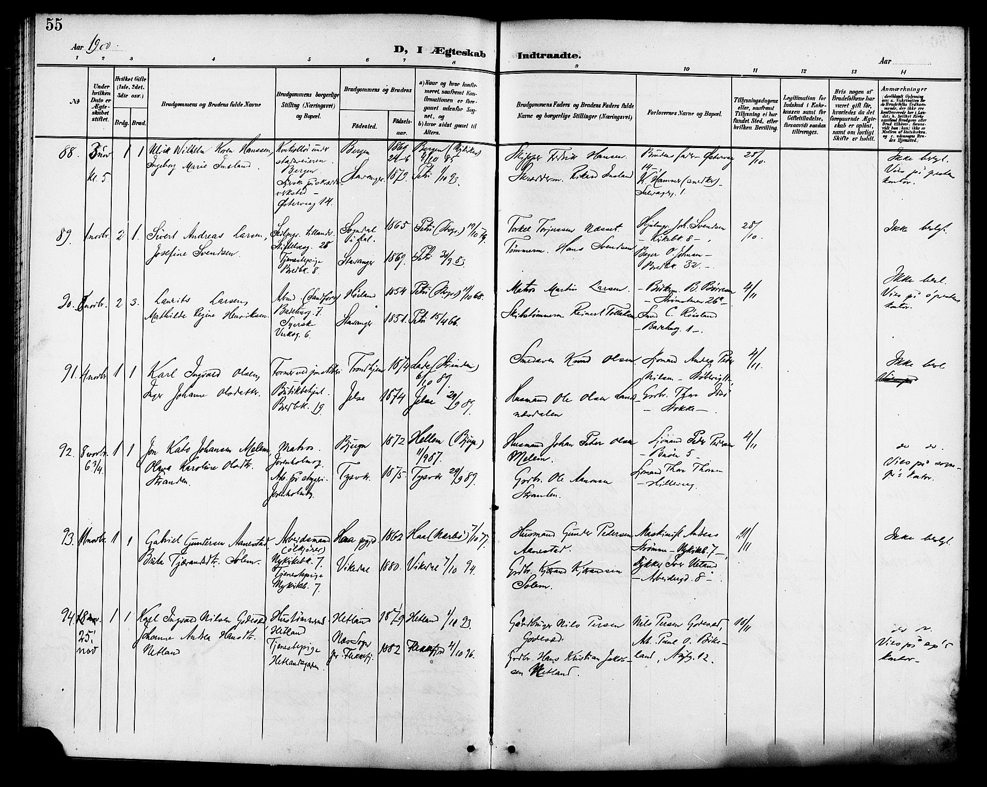 St. Petri sokneprestkontor, AV/SAST-A-101813/001/30/30BB/L0007: Parish register (copy) no. B 7, 1895-1902, p. 55