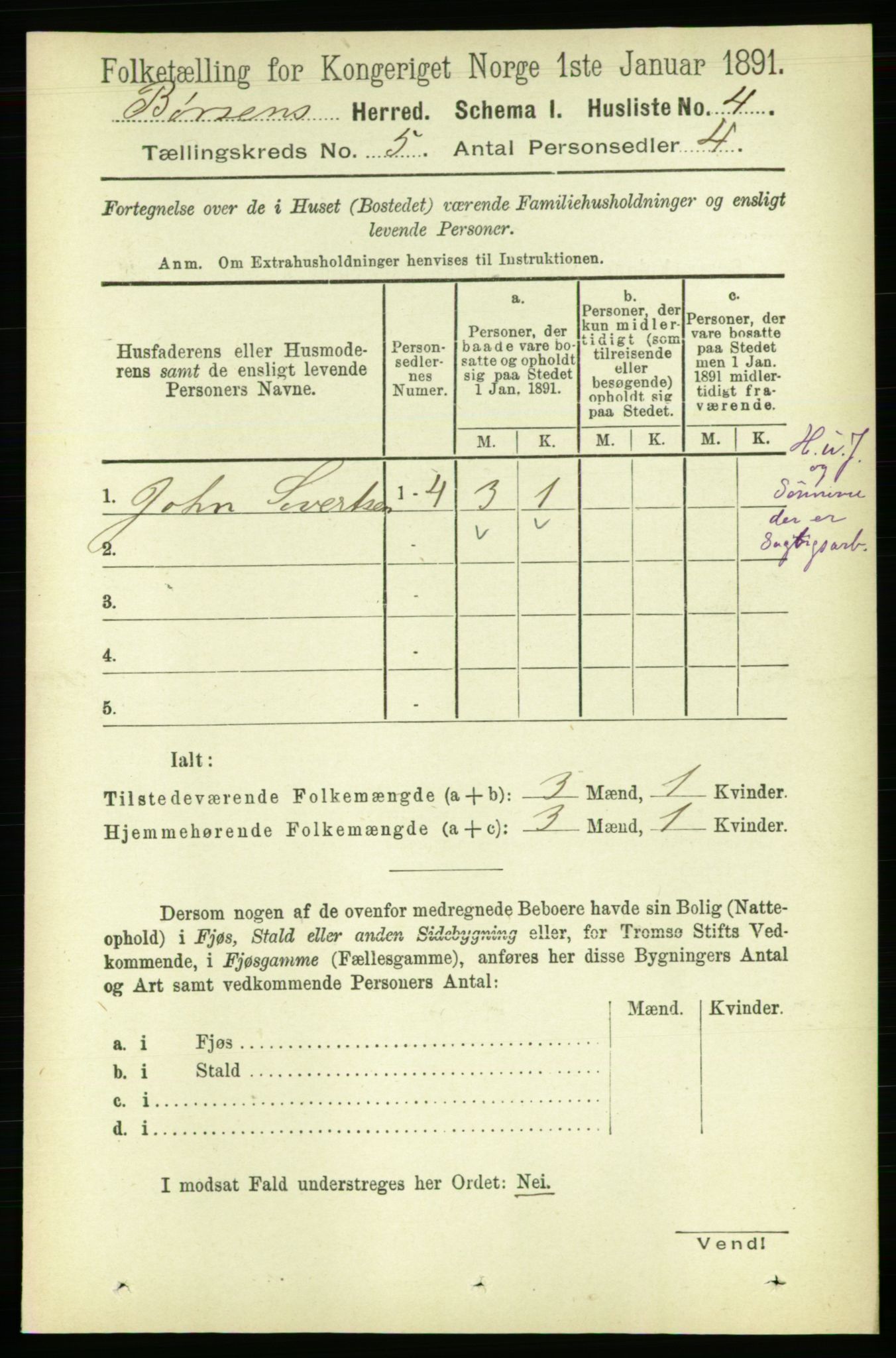 RA, 1891 census for 1658 Børsa, 1891, p. 1919
