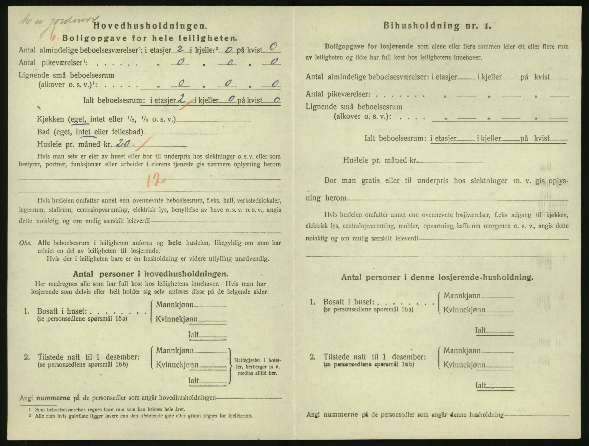 SAK, 1920 census for Tvedestrand, 1920, p. 832