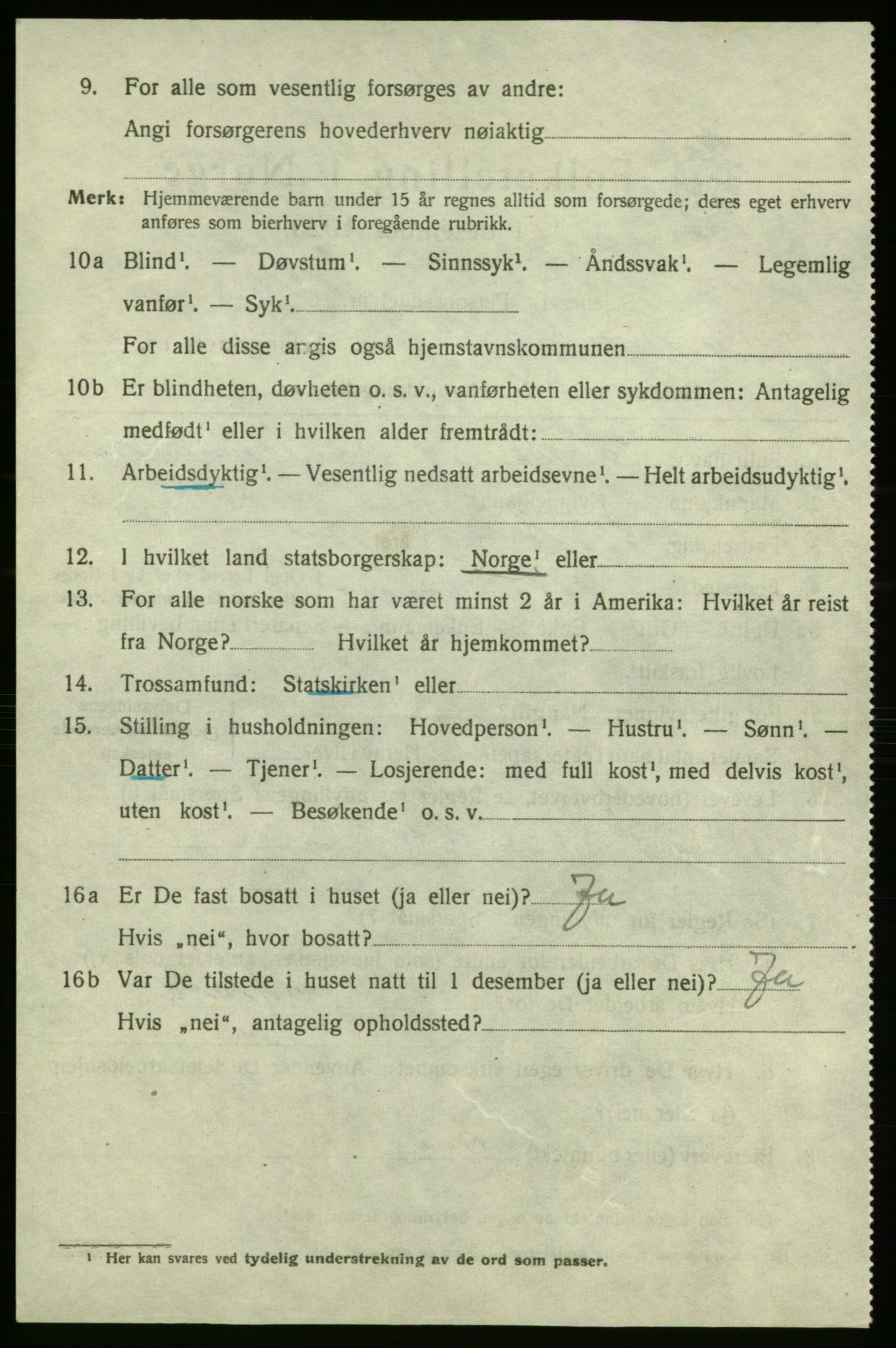 SAO, 1920 census for Fredrikshald, 1920, p. 30703