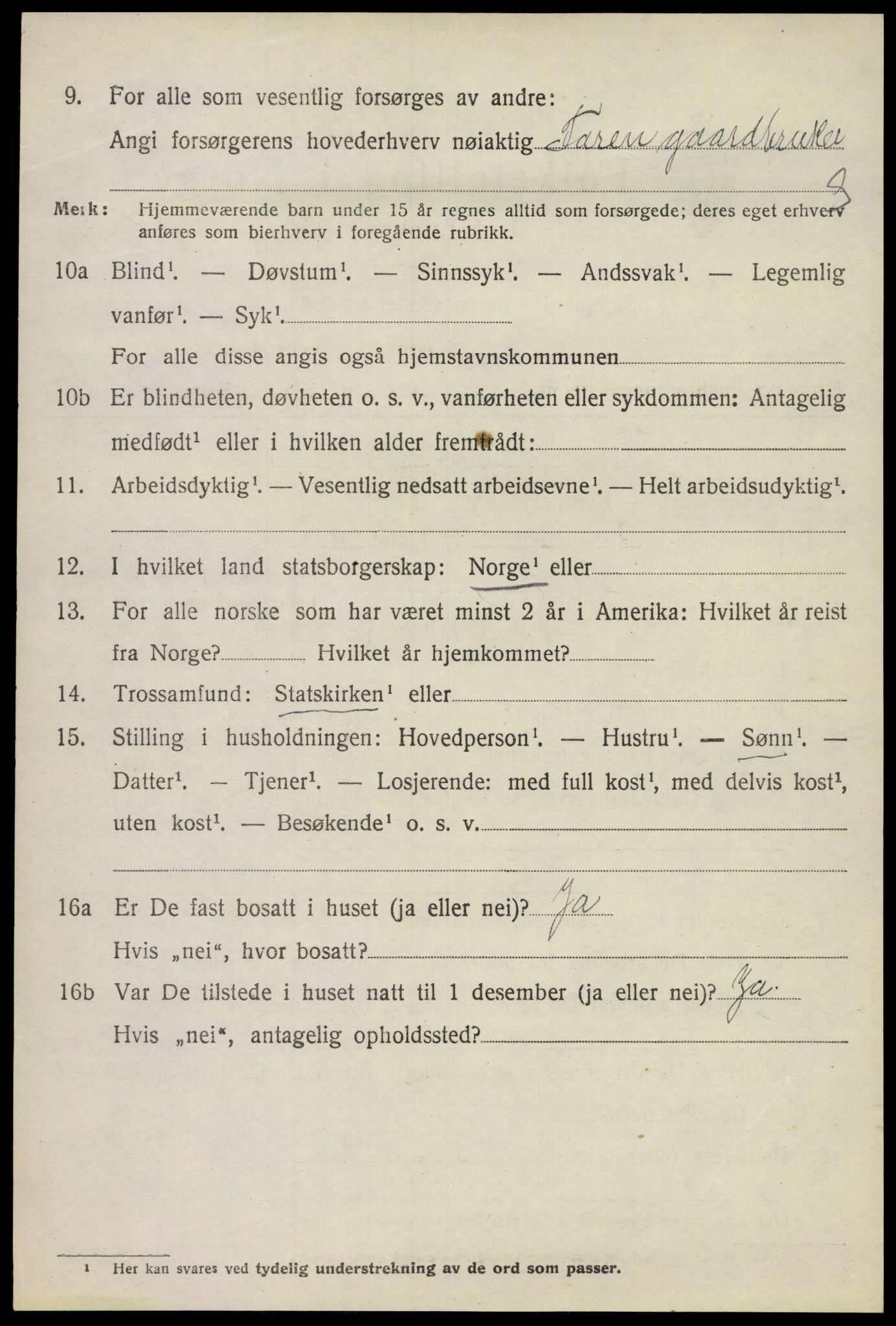 SAKO, 1920 census for Sem, 1920, p. 10786