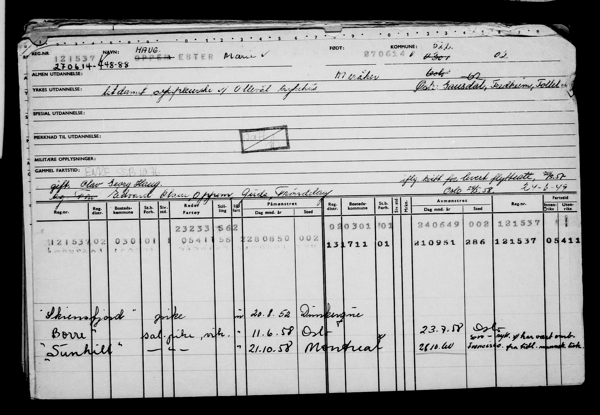 Direktoratet for sjømenn, AV/RA-S-3545/G/Gb/L0122: Hovedkort, 1914, p. 135