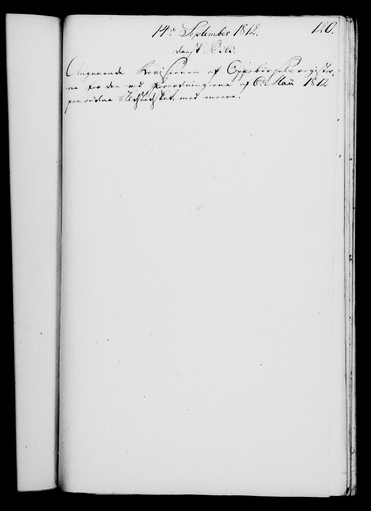 Rentekammeret, Kammerkanselliet, AV/RA-EA-3111/G/Gf/Gfa/L0094: Norsk relasjons- og resolusjonsprotokoll (merket RK 52.94), 1812, p. 477