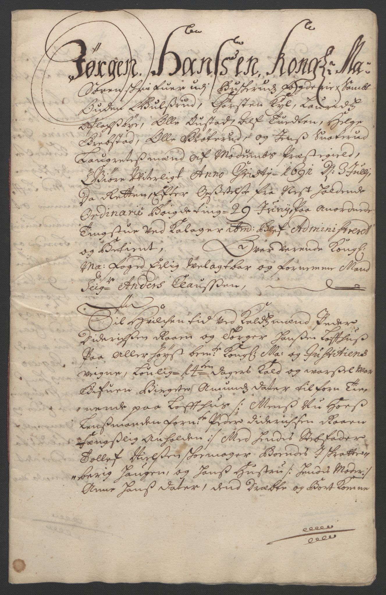 Rentekammeret inntil 1814, Reviderte regnskaper, Fogderegnskap, AV/RA-EA-4092/R25/L1681: Fogderegnskap Buskerud, 1691-1692, p. 289