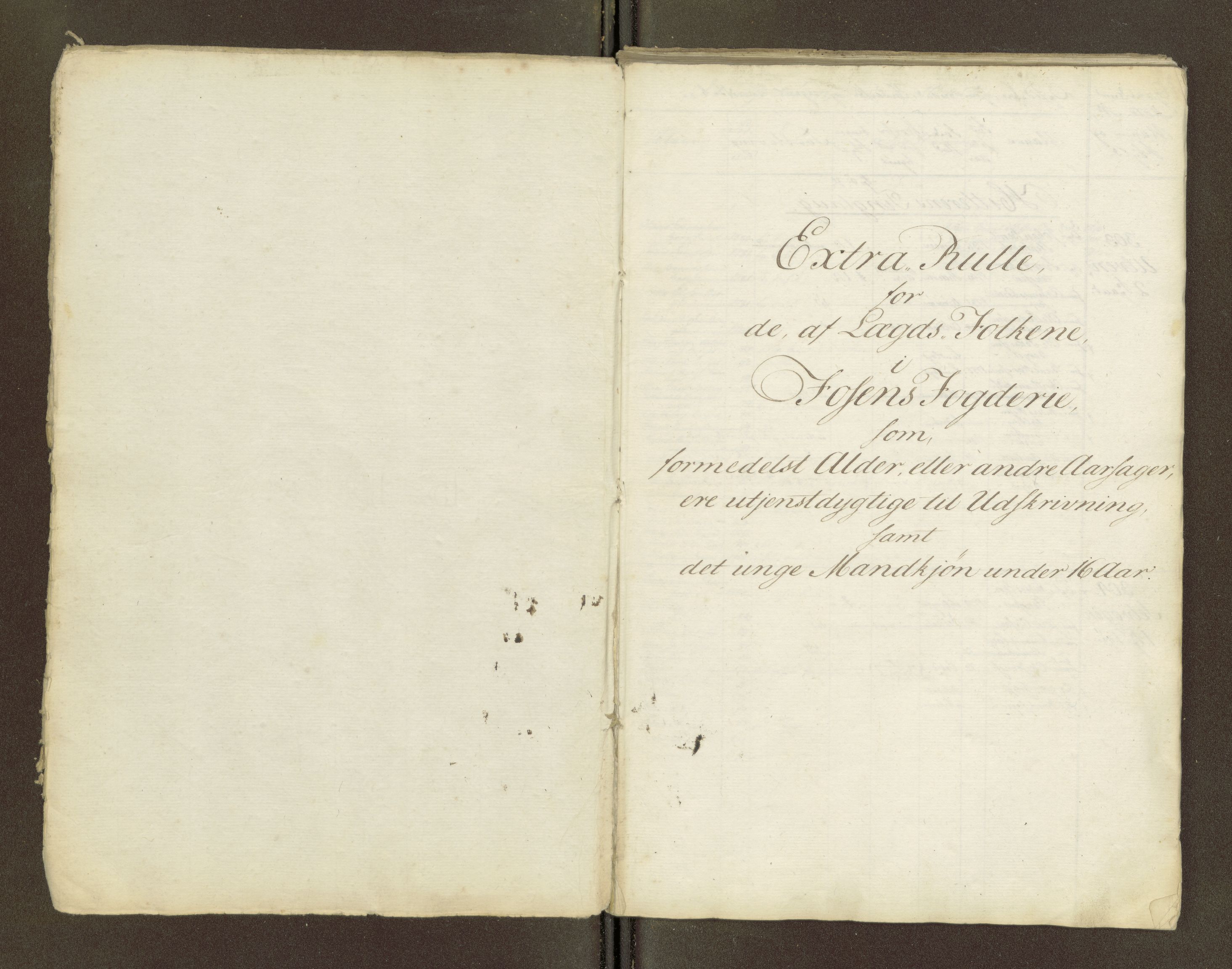 Sjøinnrulleringen - Trondhjemske distrikt, AV/SAT-A-5121/01/L0047/0001: -- / Lægds og hovedrulle for Fosen og Hitteren krets, 1759-1804, p. 170