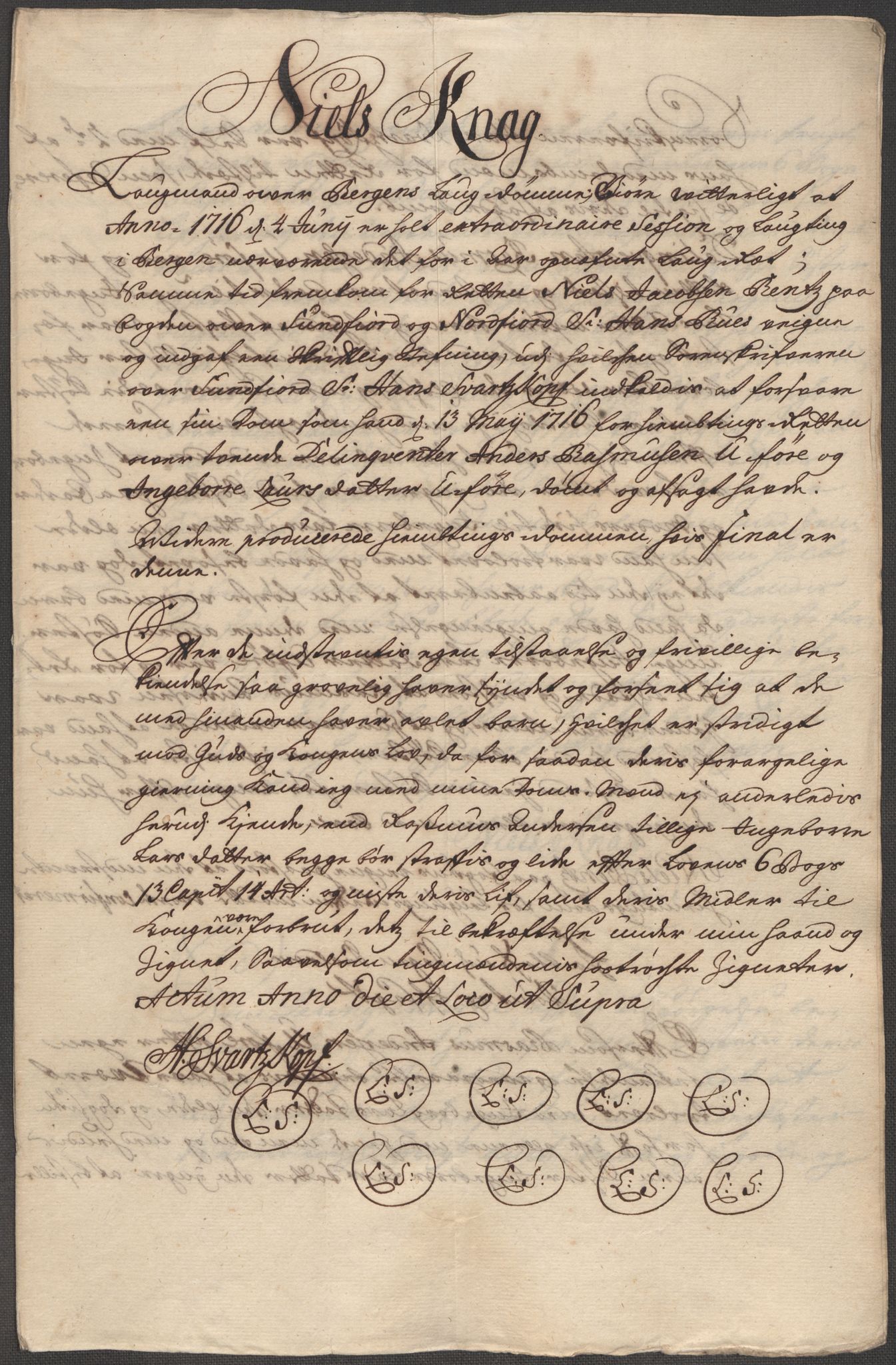 Rentekammeret inntil 1814, Reviderte regnskaper, Fogderegnskap, AV/RA-EA-4092/R53/L3440: Fogderegnskap Sunn- og Nordfjord, 1716, p. 75