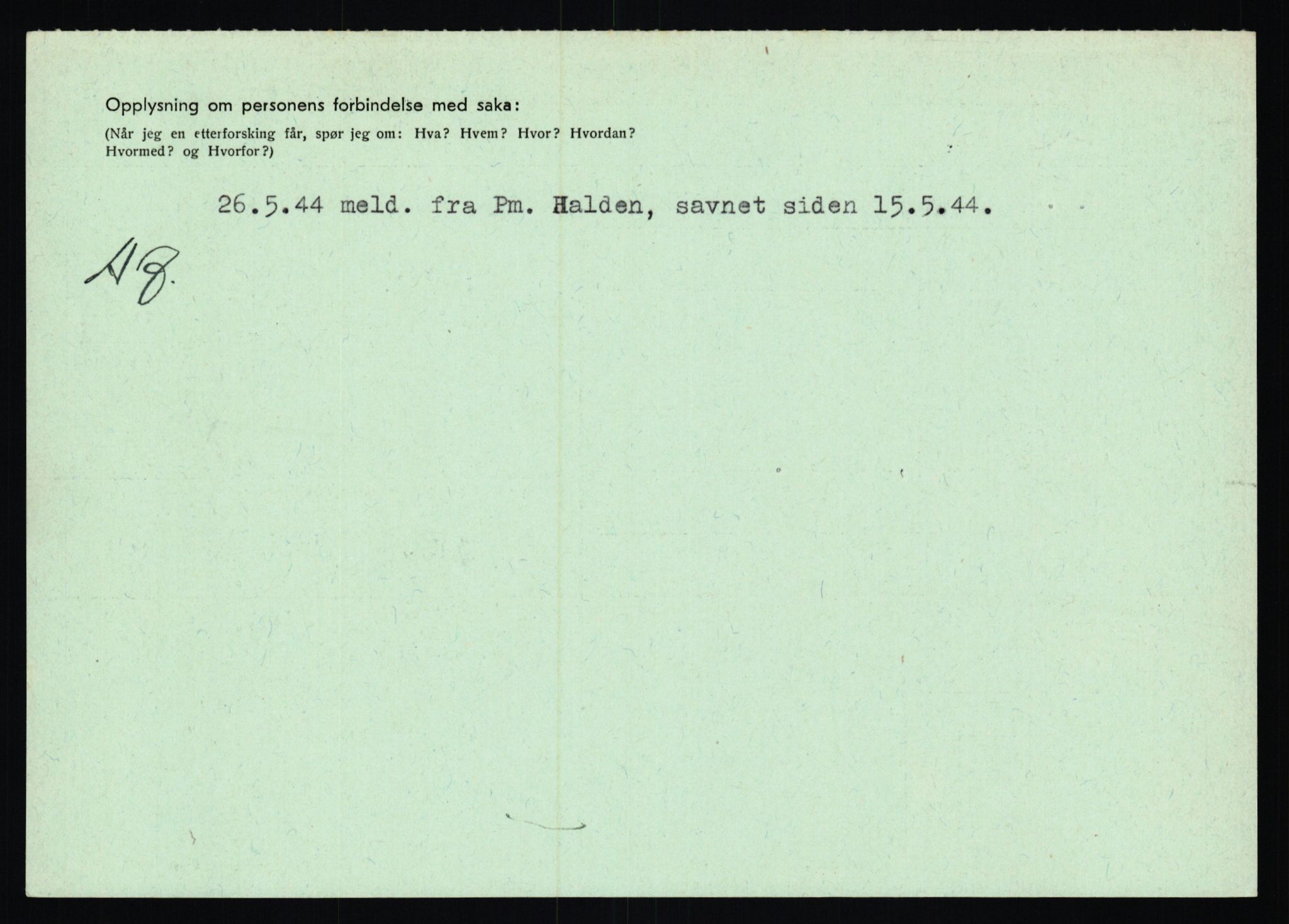 Statspolitiet - Hovedkontoret / Osloavdelingen, AV/RA-S-1329/C/Ca/L0012: Oanæs - Quistgaard	, 1943-1945, p. 4471