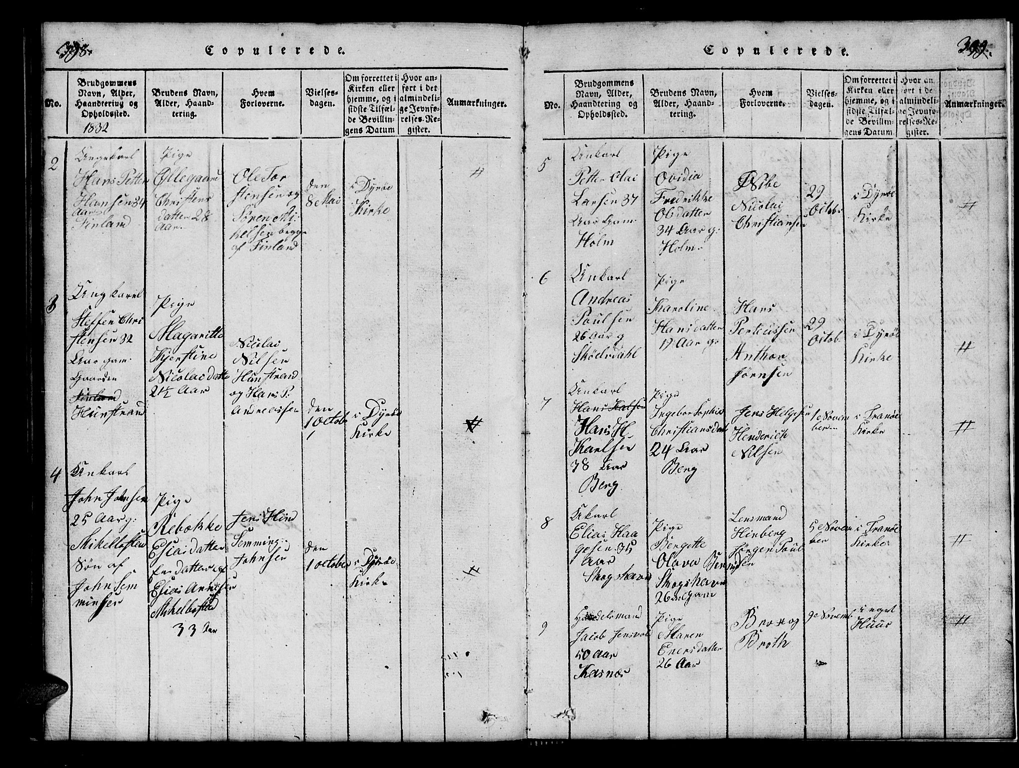 Tranøy sokneprestkontor, SATØ/S-1313/I/Ia/Iab/L0009klokker: Parish register (copy) no. 9, 1829-1834, p. 398-399