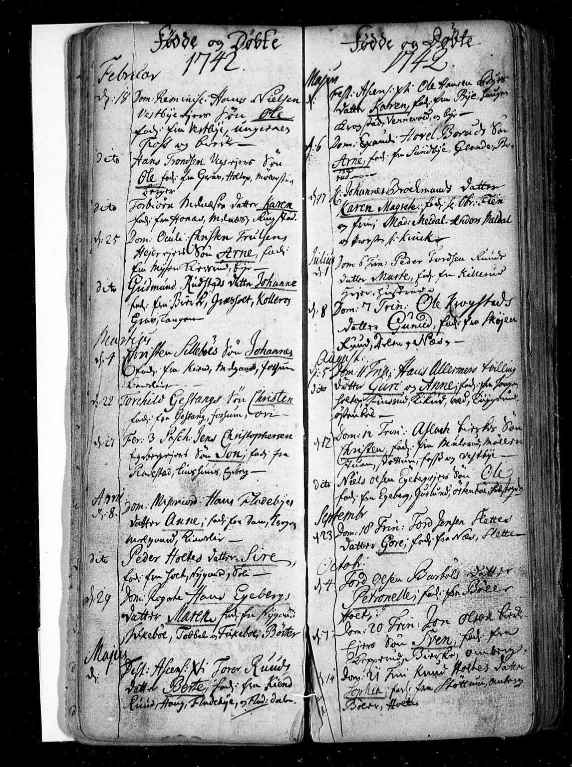 Enebakk prestekontor Kirkebøker, SAO/A-10171c/F/Fa/L0001: Parish register (official) no. I 1, 1719-1754