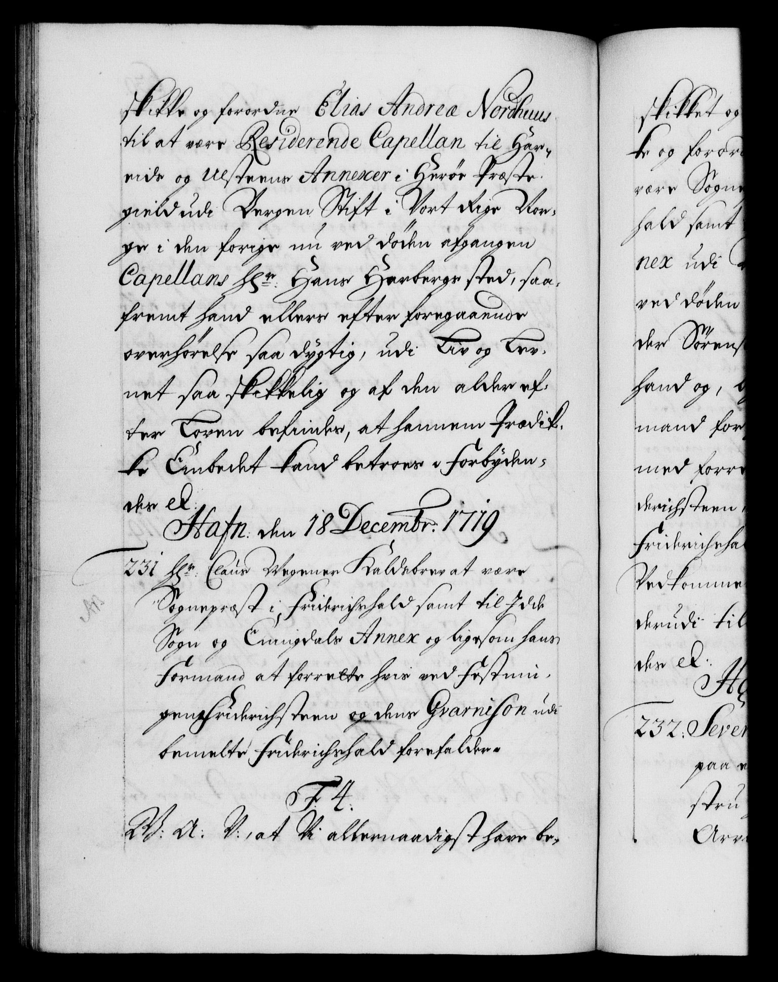 Danske Kanselli 1572-1799, AV/RA-EA-3023/F/Fc/Fca/Fcaa/L0022: Norske registre, 1716-1719, p. 630b