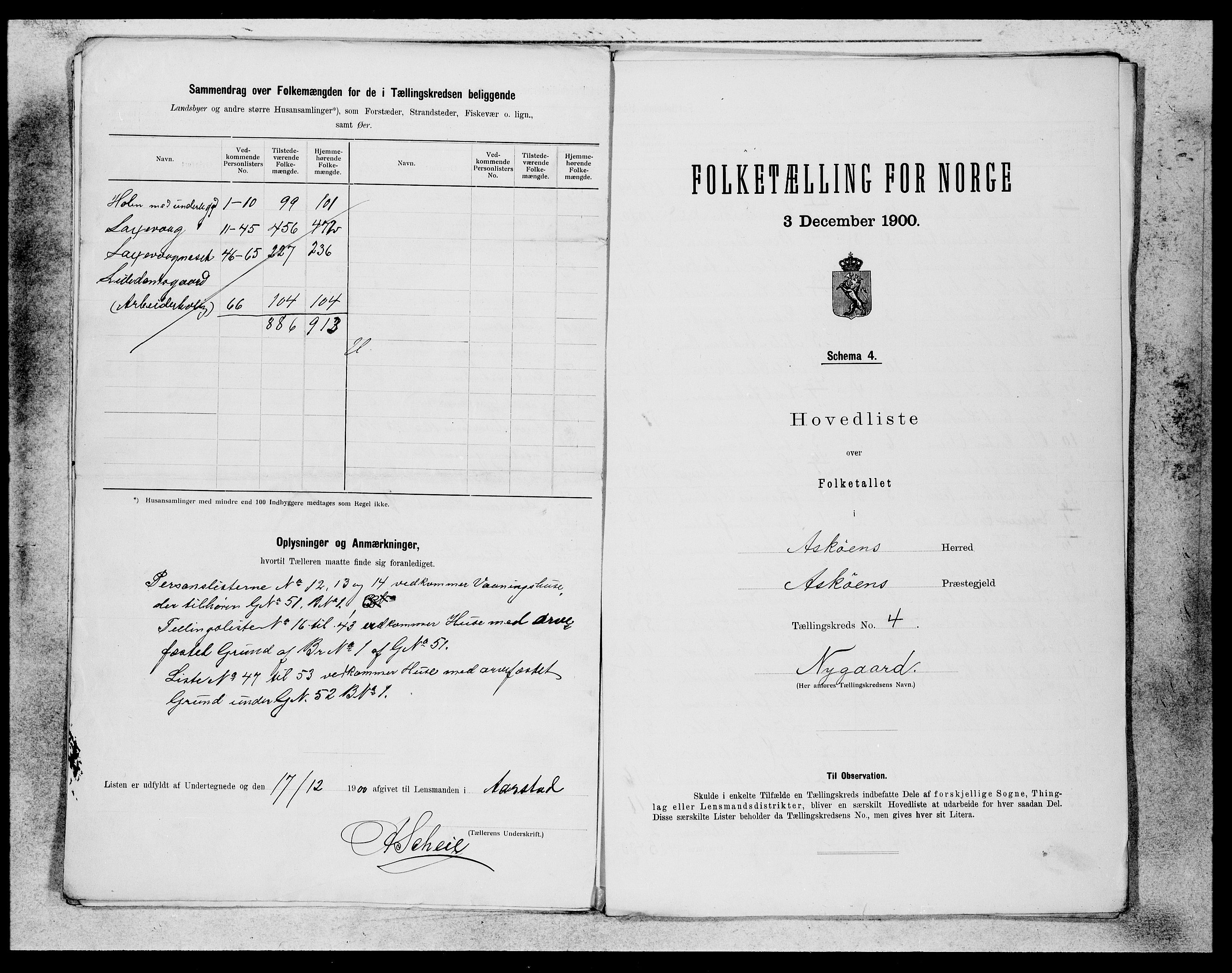 SAB, 1900 census for Askøy, 1900, p. 7