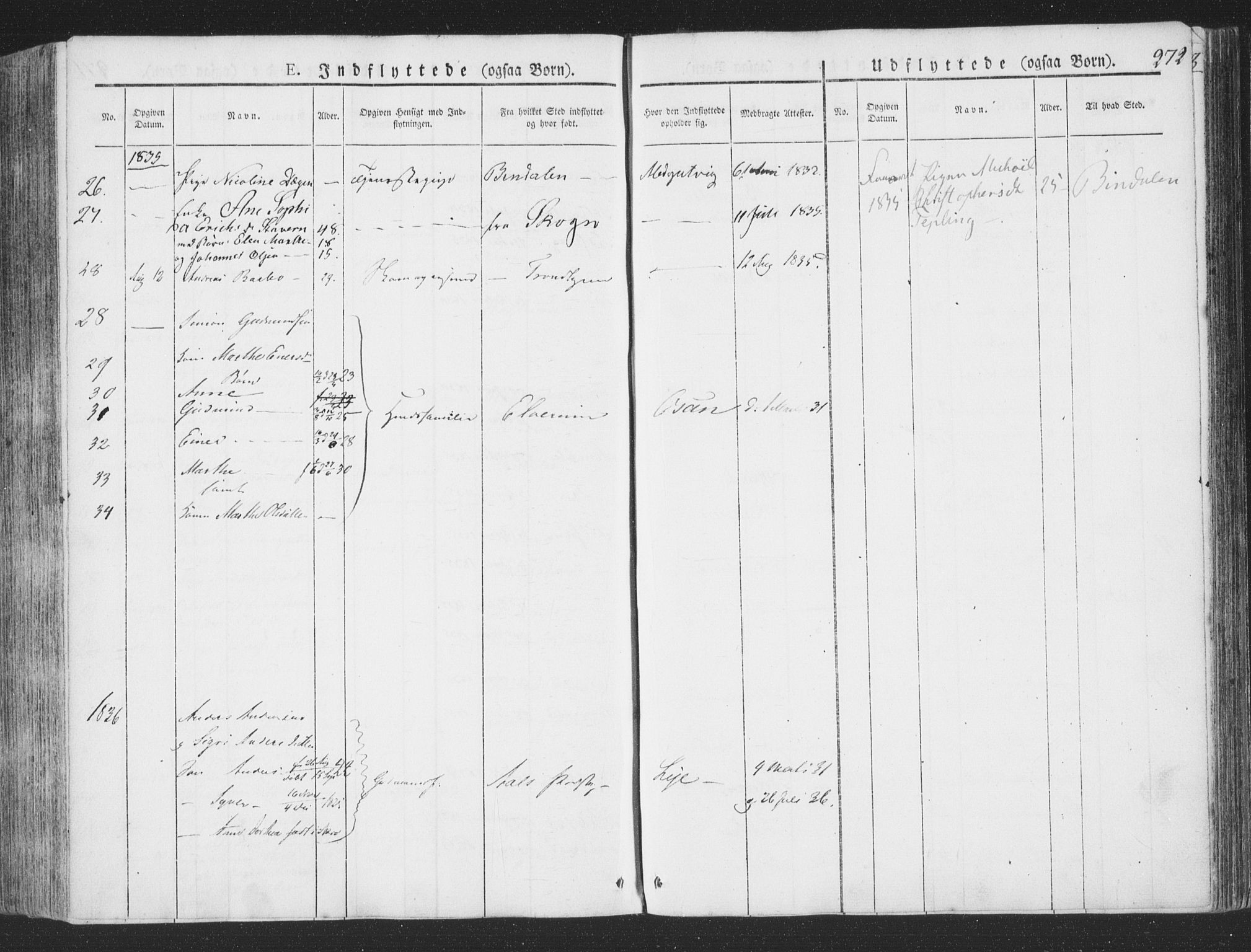Ministerialprotokoller, klokkerbøker og fødselsregistre - Nord-Trøndelag, SAT/A-1458/780/L0639: Parish register (official) no. 780A04, 1830-1844, p. 272