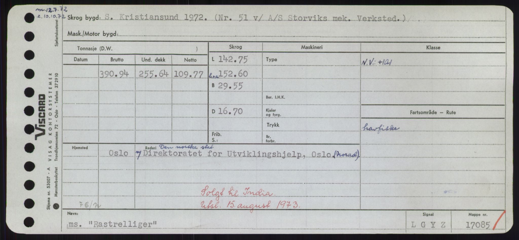 Sjøfartsdirektoratet med forløpere, Skipsmålingen, AV/RA-S-1627/H/Hd/L0030: Fartøy, Q-Riv, p. 261