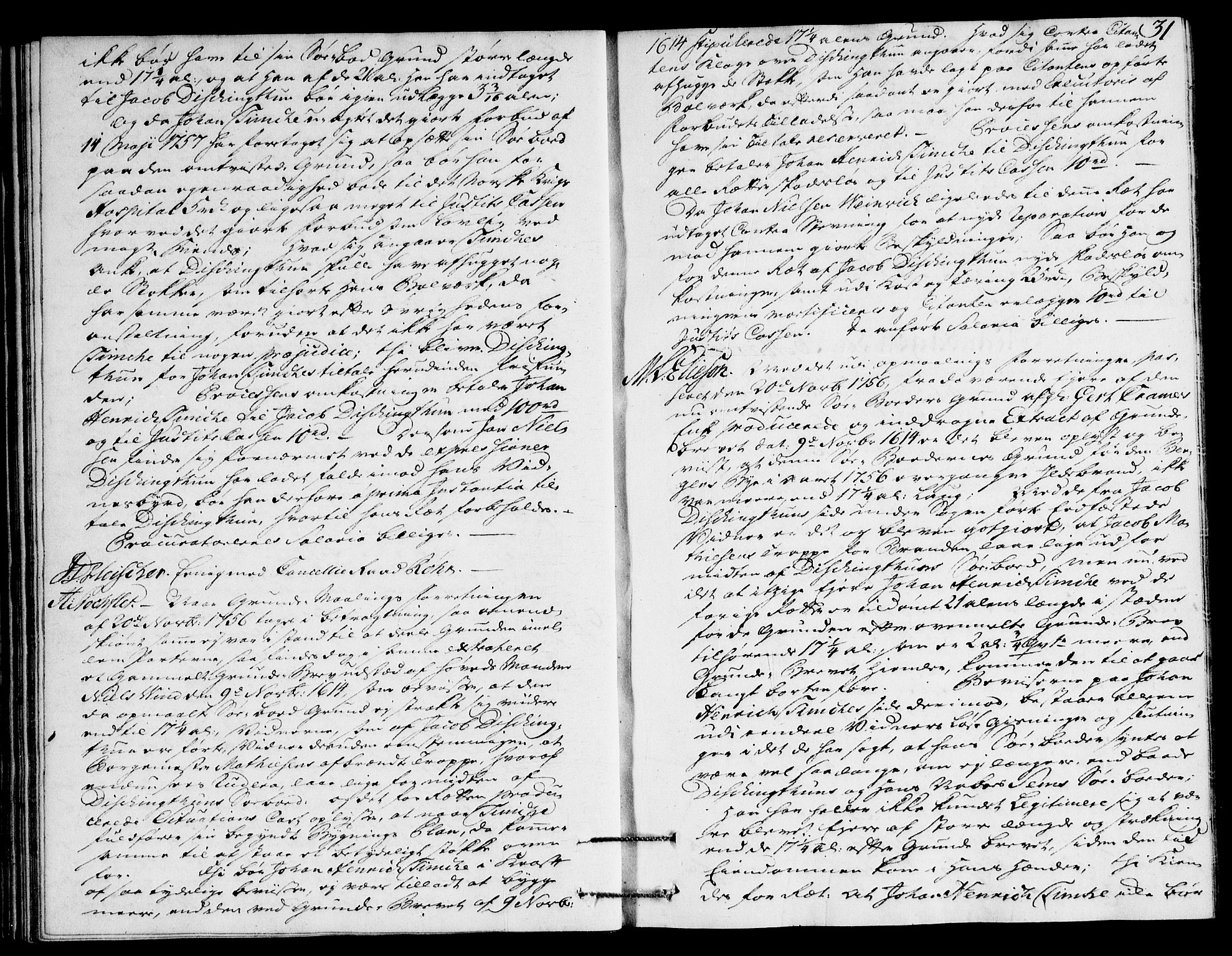 Overhoffretten 1667-1797, AV/RA-EA-2884/Ac/L0196: Voteringsprotokoll, 1759, p. 30b-31a