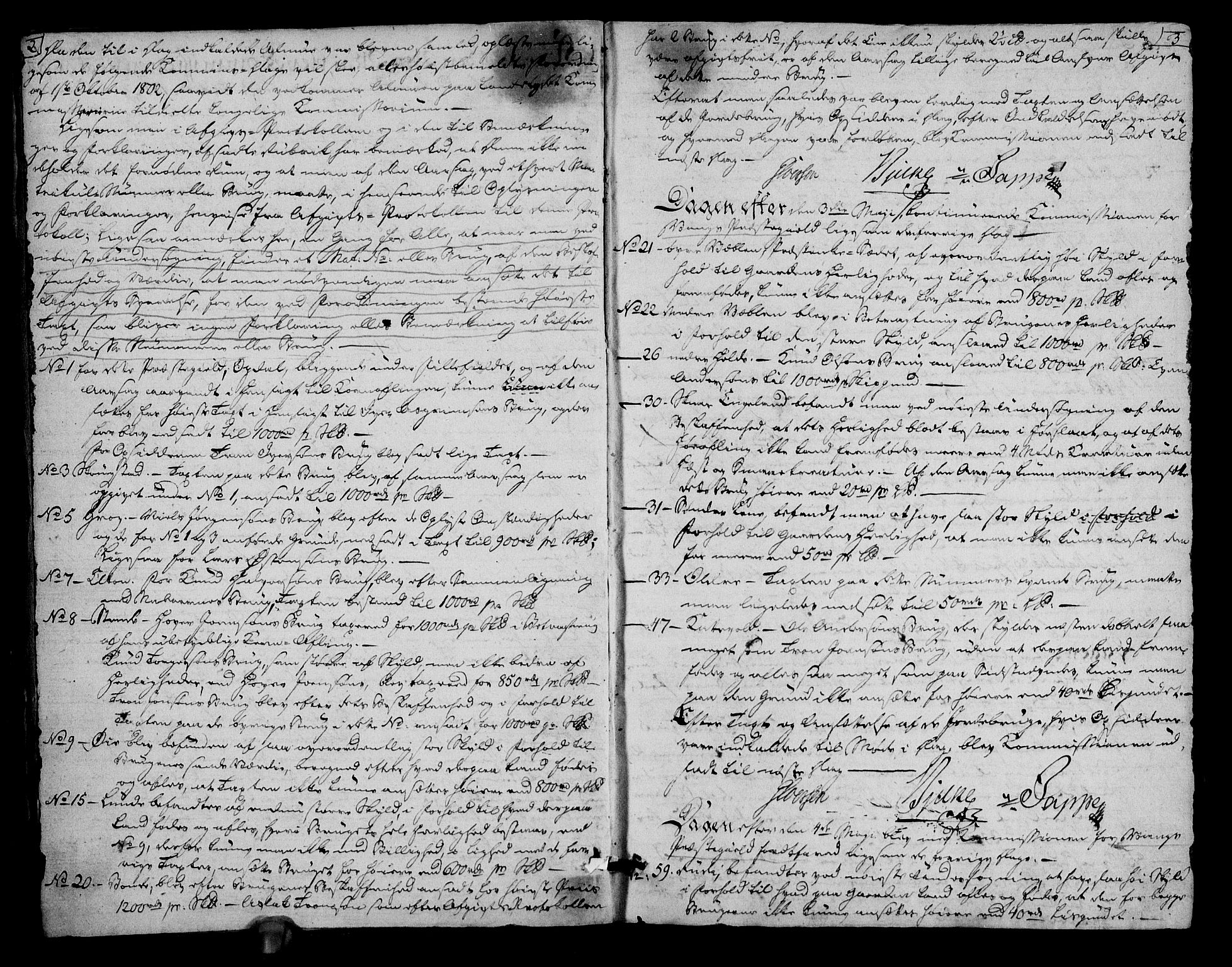 Rentekammeret inntil 1814, Realistisk ordnet avdeling, AV/RA-EA-4070/N/Ne/Nea/L0041: Valdres fogderi. Deliberasjonsprotokoll, 1803, p. 3