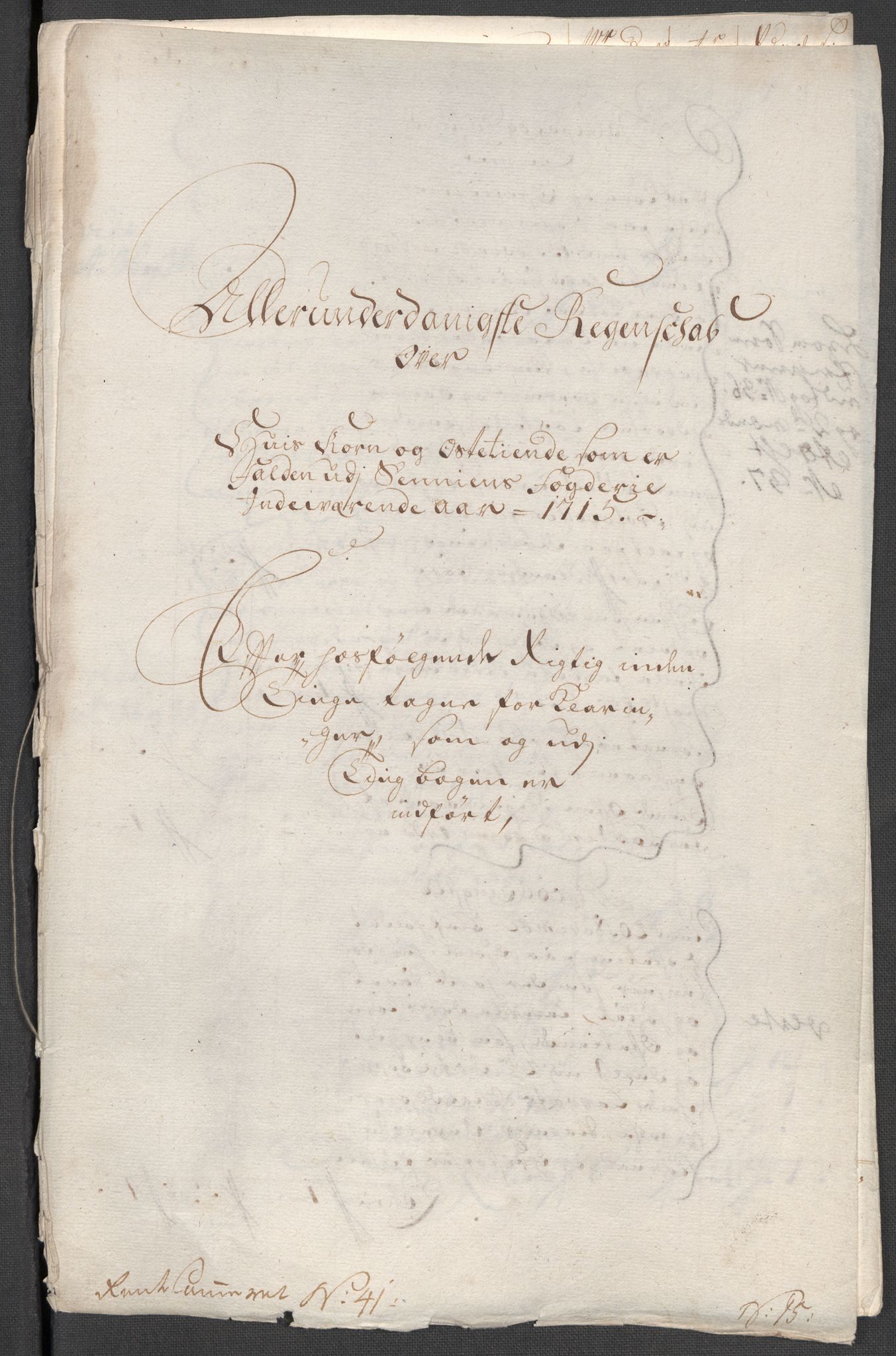 Rentekammeret inntil 1814, Reviderte regnskaper, Fogderegnskap, AV/RA-EA-4092/R68/L4761: Fogderegnskap Senja og Troms, 1715, p. 202