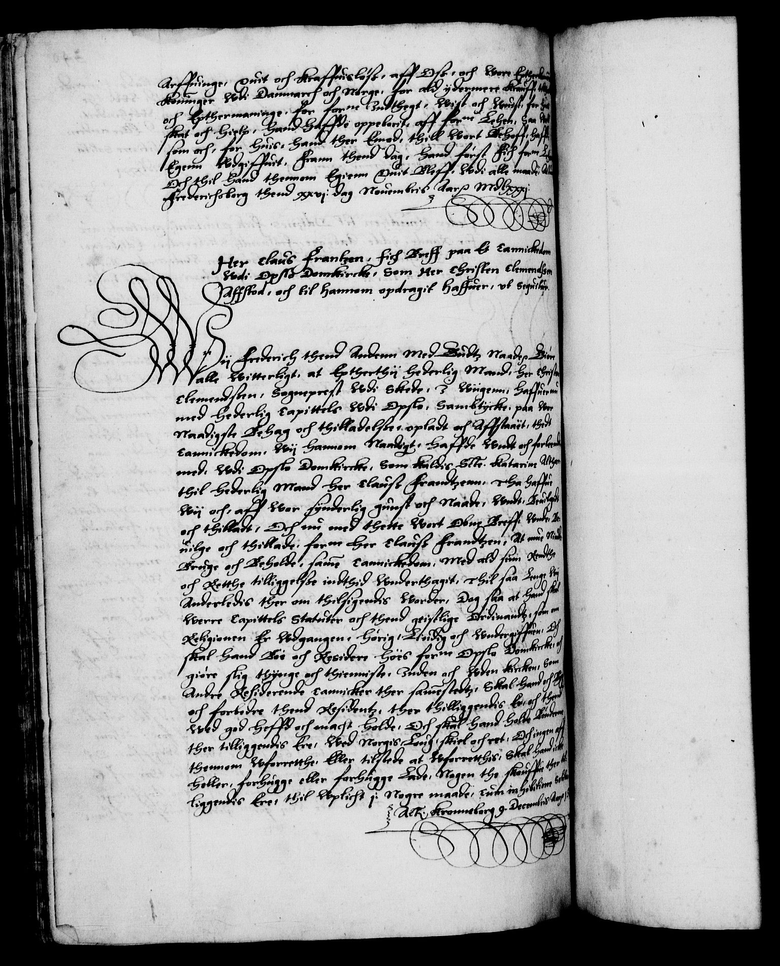 Danske Kanselli 1572-1799, AV/RA-EA-3023/F/Fc/Fca/Fcaa/L0001: Norske registre (mikrofilm), 1572-1588, p. 340b