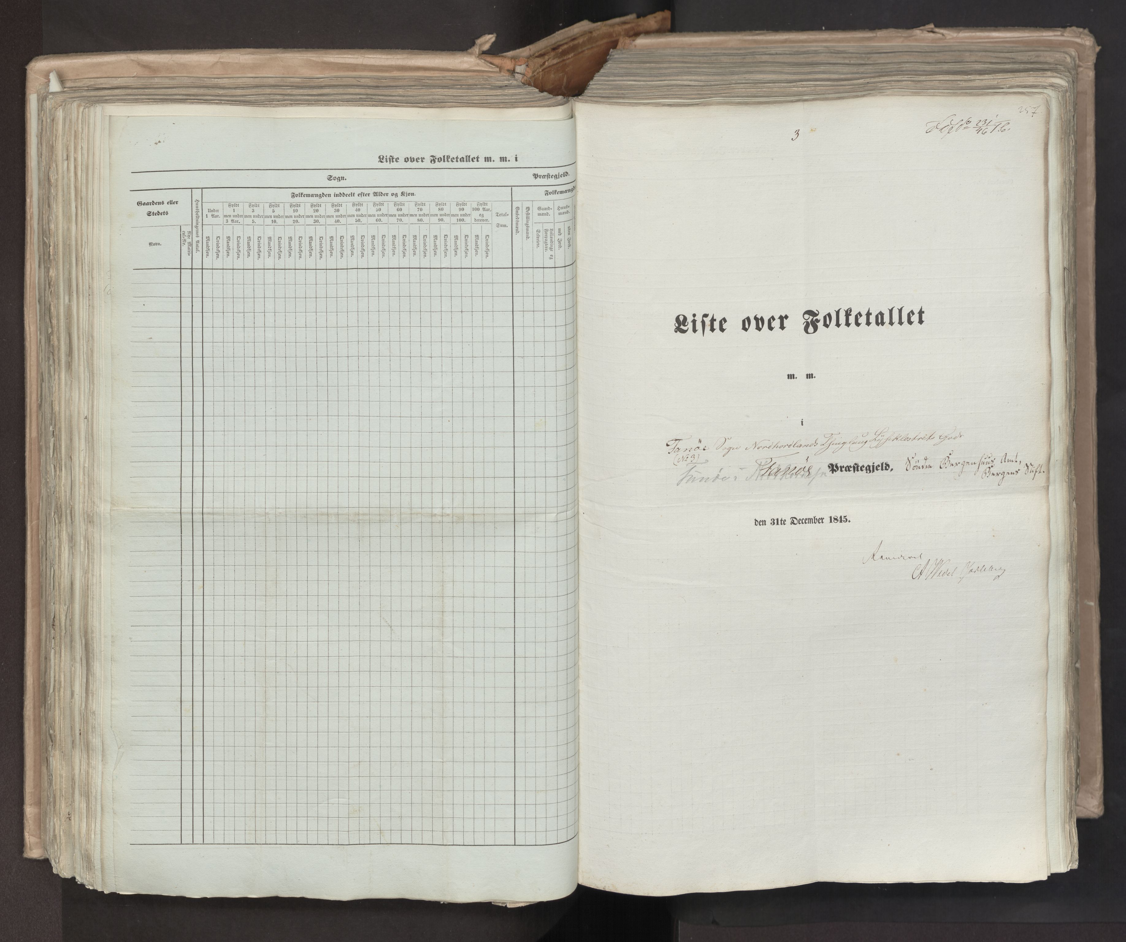 RA, Census 1845, vol. 7: Søndre Bergenhus amt og Nordre Bergenhus amt, 1845, p. 257