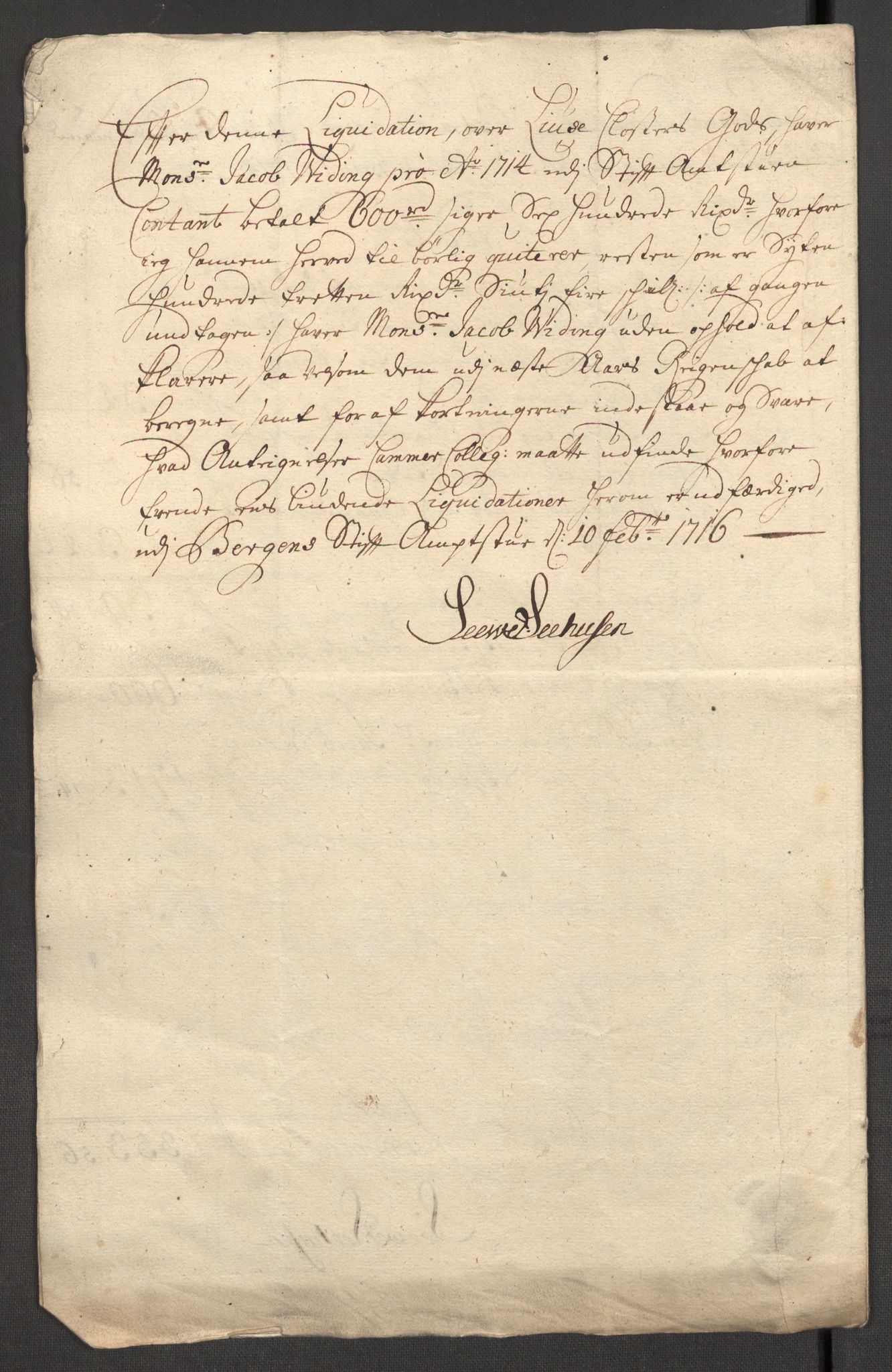 Rentekammeret inntil 1814, Reviderte regnskaper, Fogderegnskap, AV/RA-EA-4092/R50/L3160: Fogderegnskap Lyse kloster, 1710-1719, p. 283