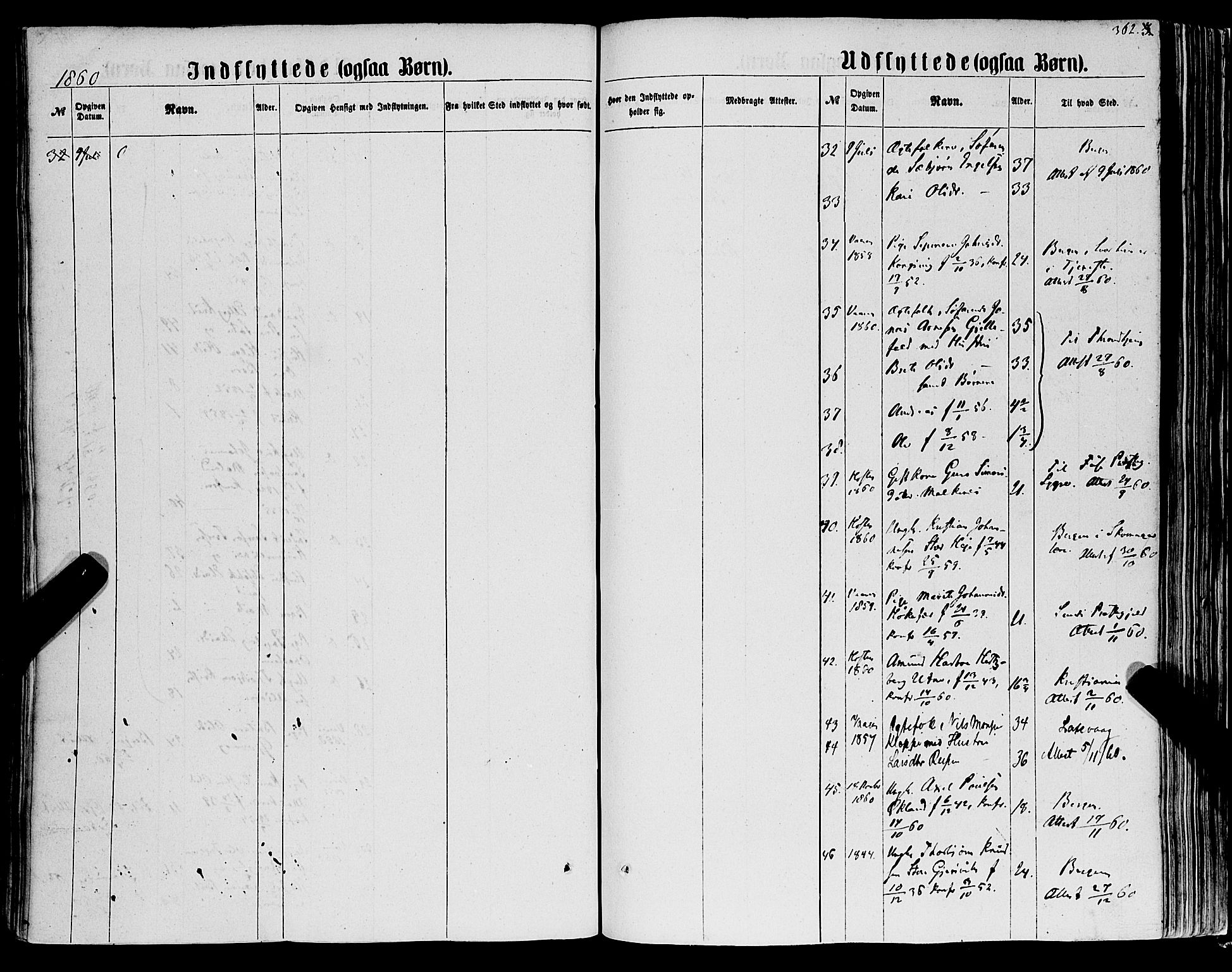 Tysnes sokneprestembete, SAB/A-78601/H/Haa: Parish register (official) no. A 11, 1860-1871, p. 362