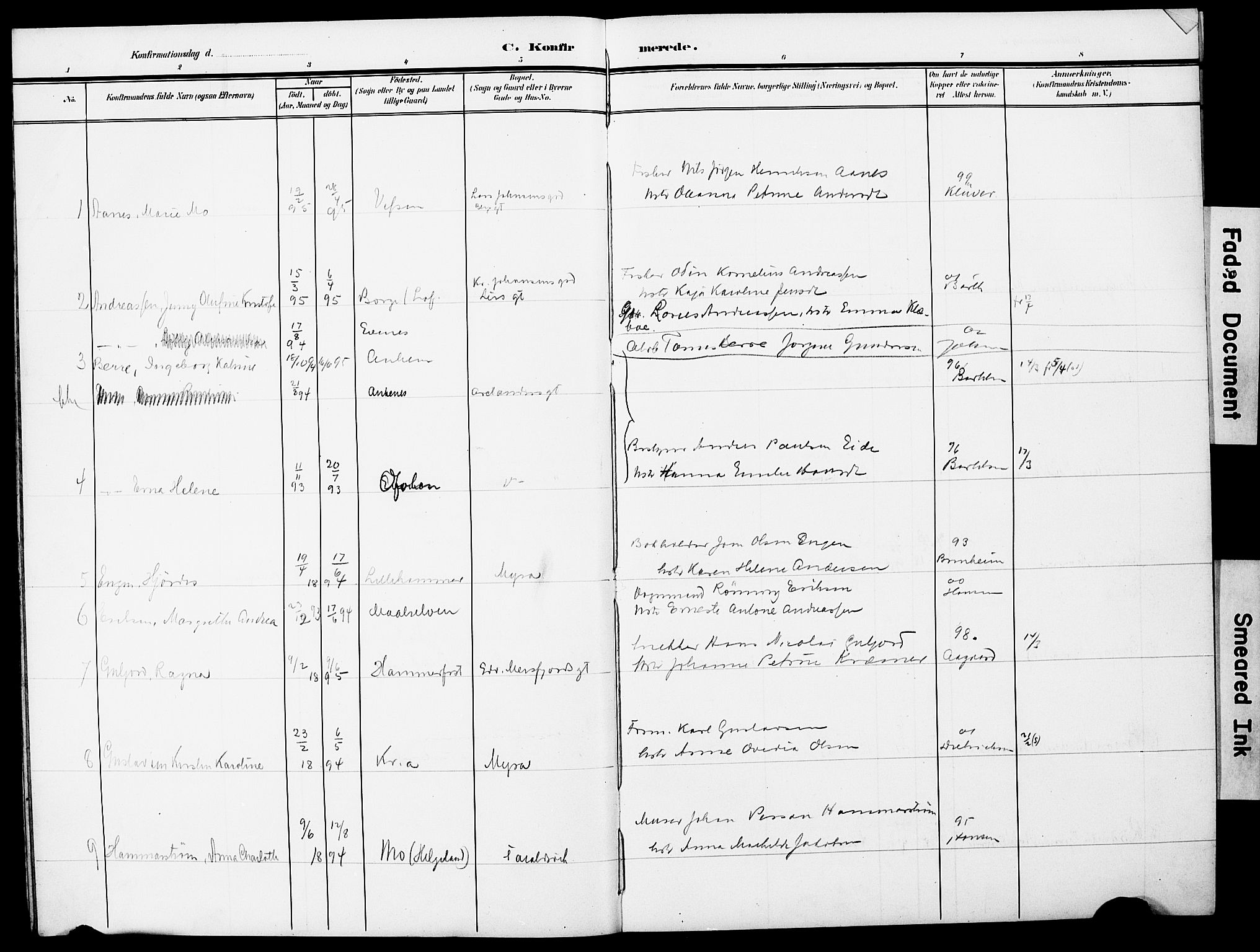 Ministerialprotokoller, klokkerbøker og fødselsregistre - Nordland, AV/SAT-A-1459/871/L0987: Parish register (official) no. 871A03, 1909-1914