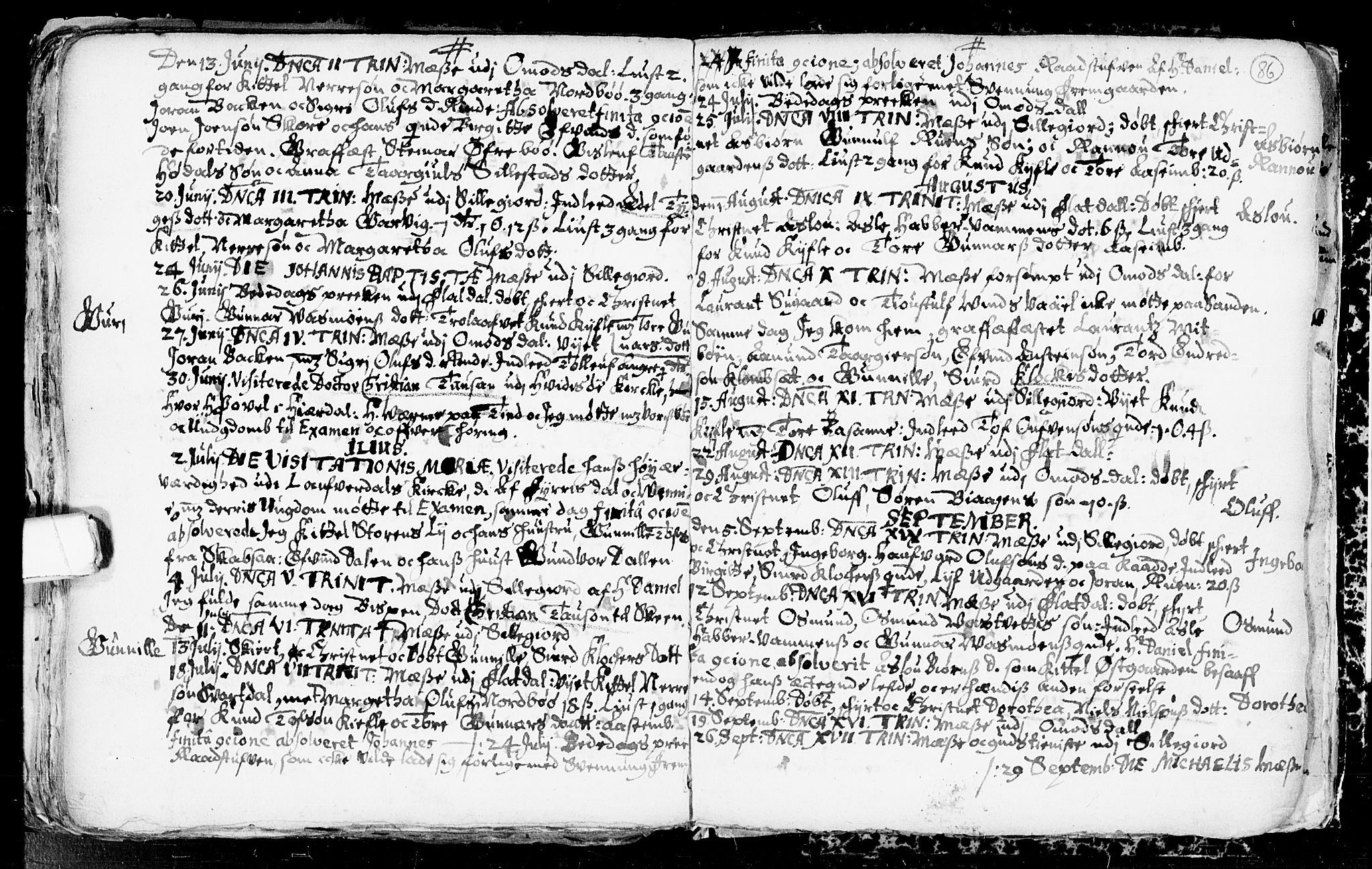 Seljord kirkebøker, SAKO/A-20/F/Fa/L0001: Parish register (official) no. I 1, 1654-1686, p. 86