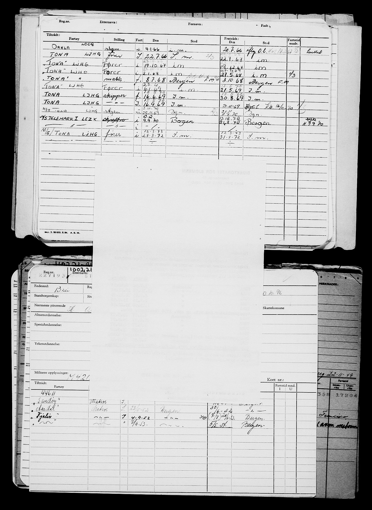 Direktoratet for sjømenn, AV/RA-S-3545/G/Gb/L0190: Hovedkort, 1921, p. 264