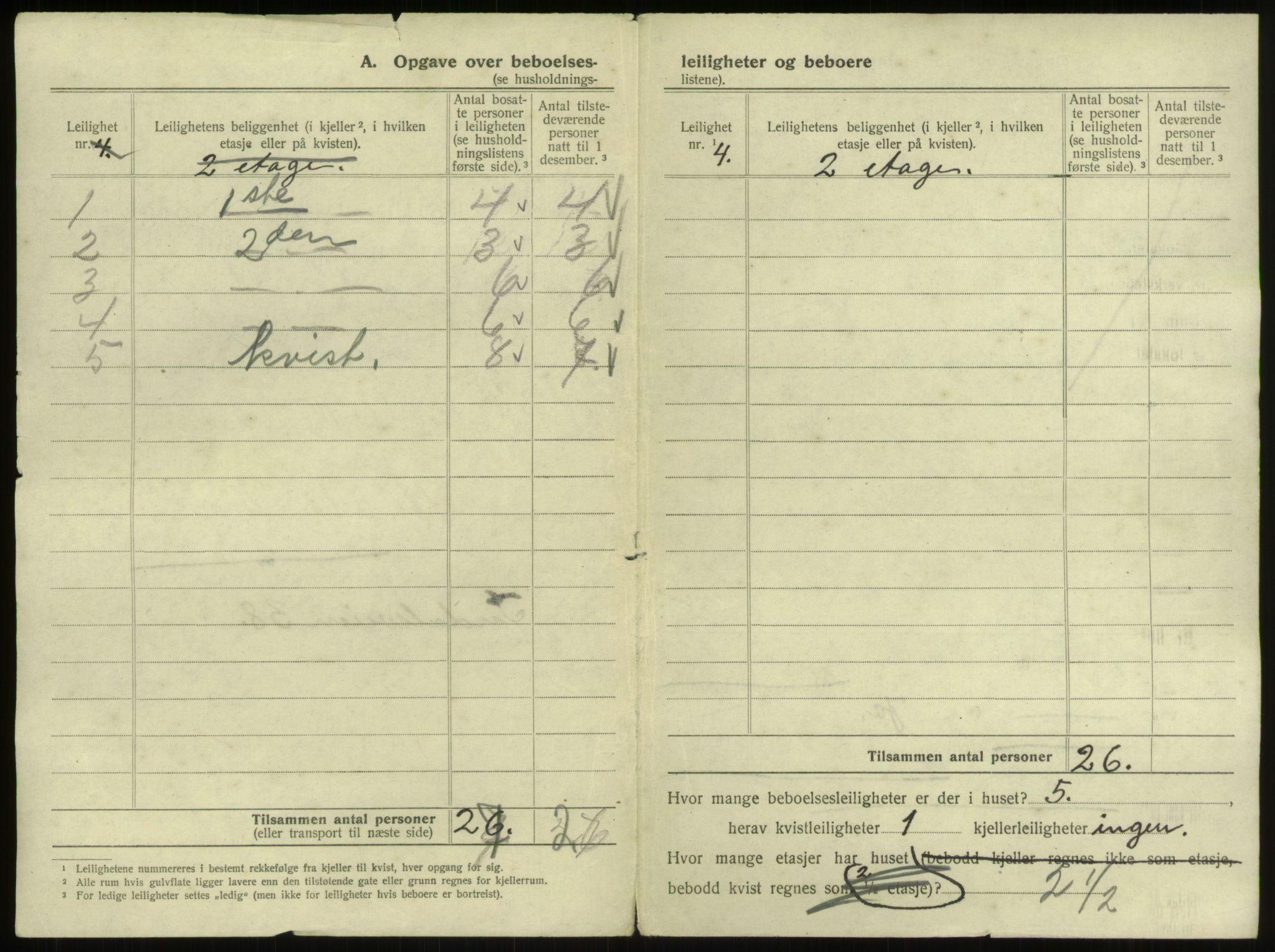 SAB, 1920 census for Bergen, 1920, p. 13173