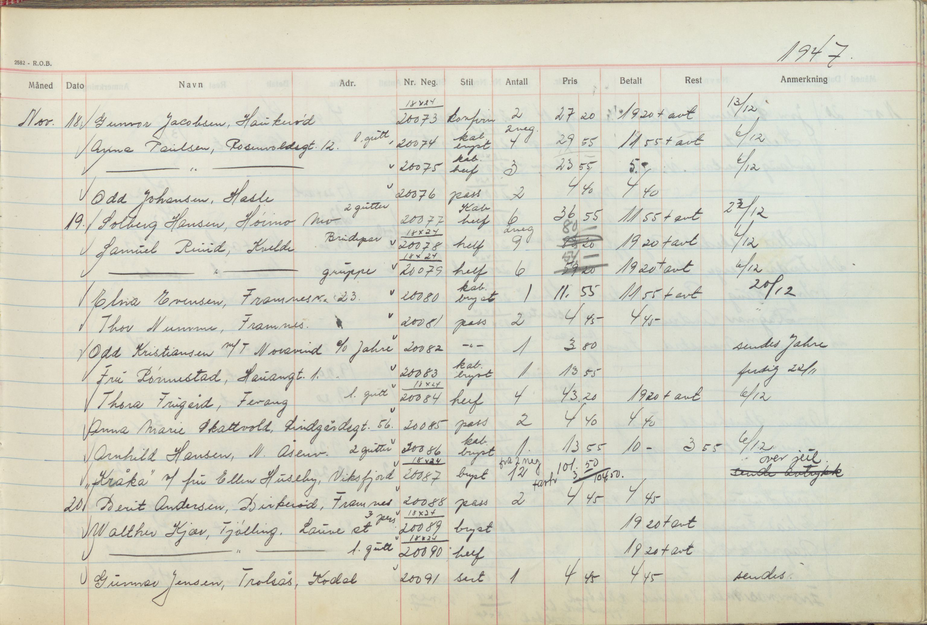 Pa 1494 - Jørgensen, Antonius. Fotograf, VEMU/A-2760/F/Fb, 1927-1984, p. 1218