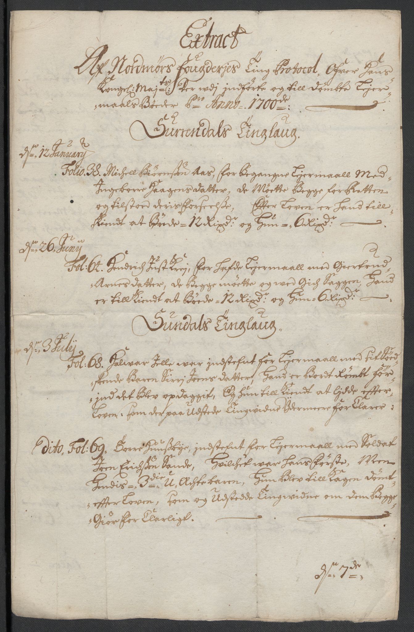 Rentekammeret inntil 1814, Reviderte regnskaper, Fogderegnskap, AV/RA-EA-4092/R56/L3739: Fogderegnskap Nordmøre, 1700-1702, p. 107