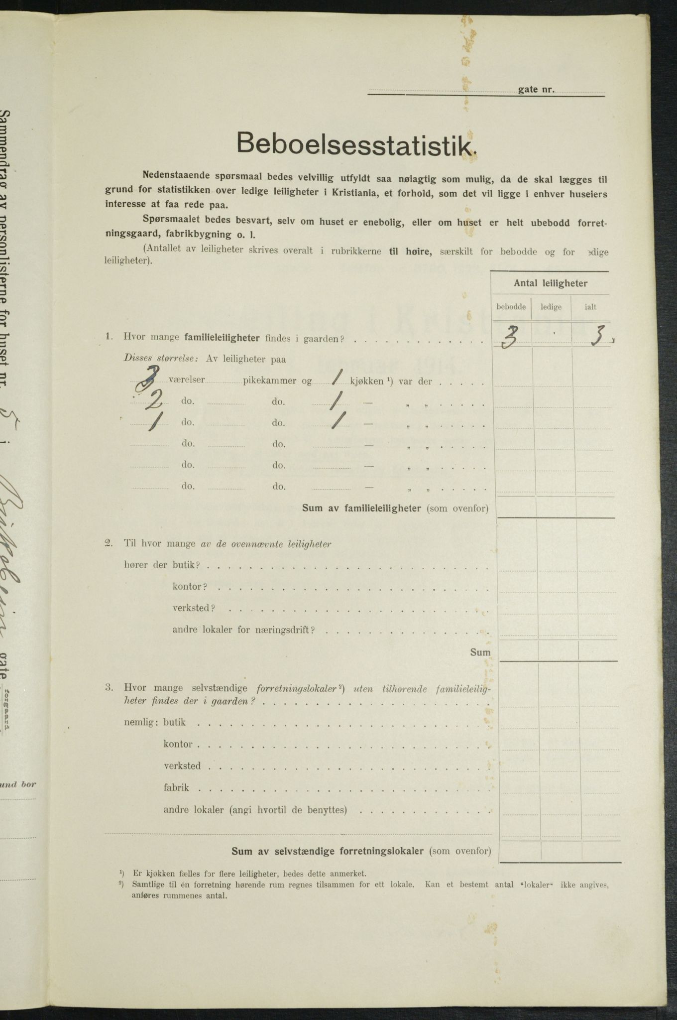 OBA, Municipal Census 1914 for Kristiania, 1914, p. 4933