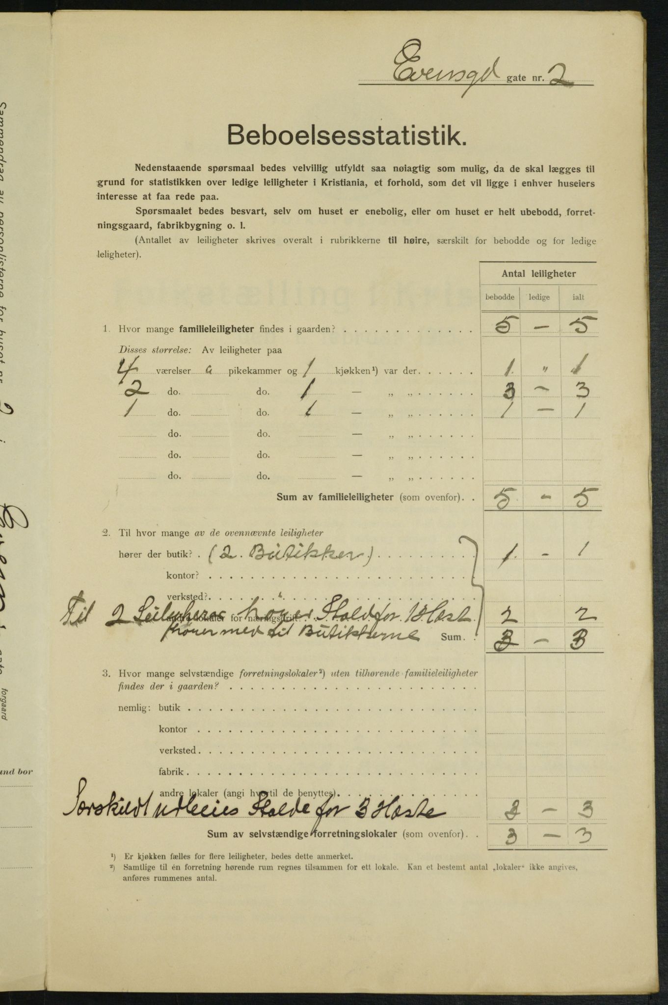 OBA, Municipal Census 1915 for Kristiania, 1915, p. 22440