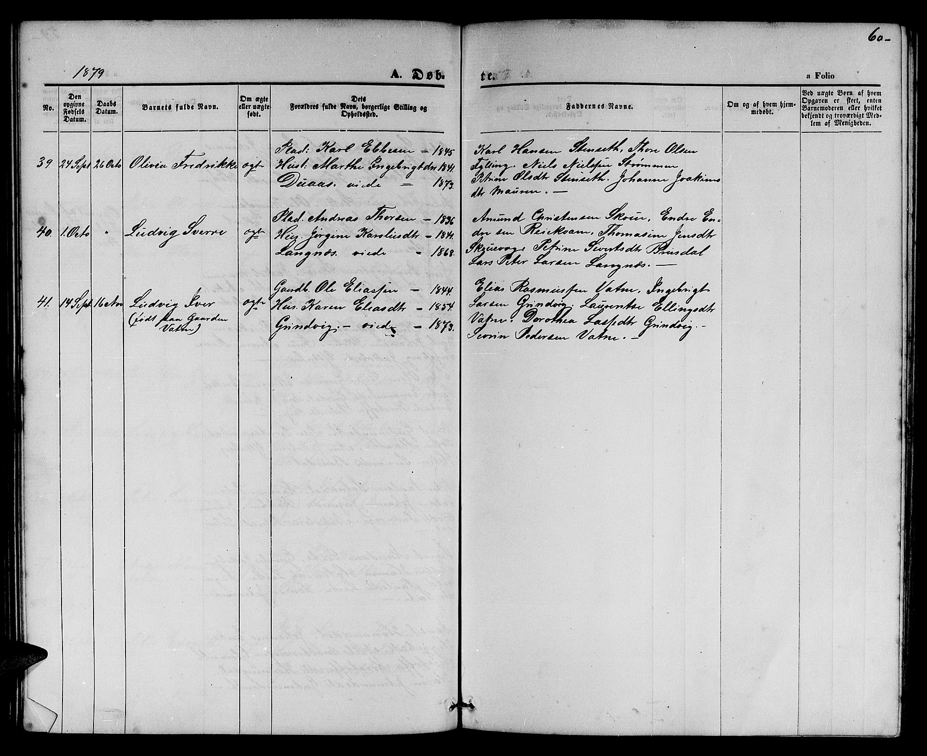 Ministerialprotokoller, klokkerbøker og fødselsregistre - Møre og Romsdal, AV/SAT-A-1454/524/L0364: Parish register (copy) no. 524C05, 1865-1879, p. 60