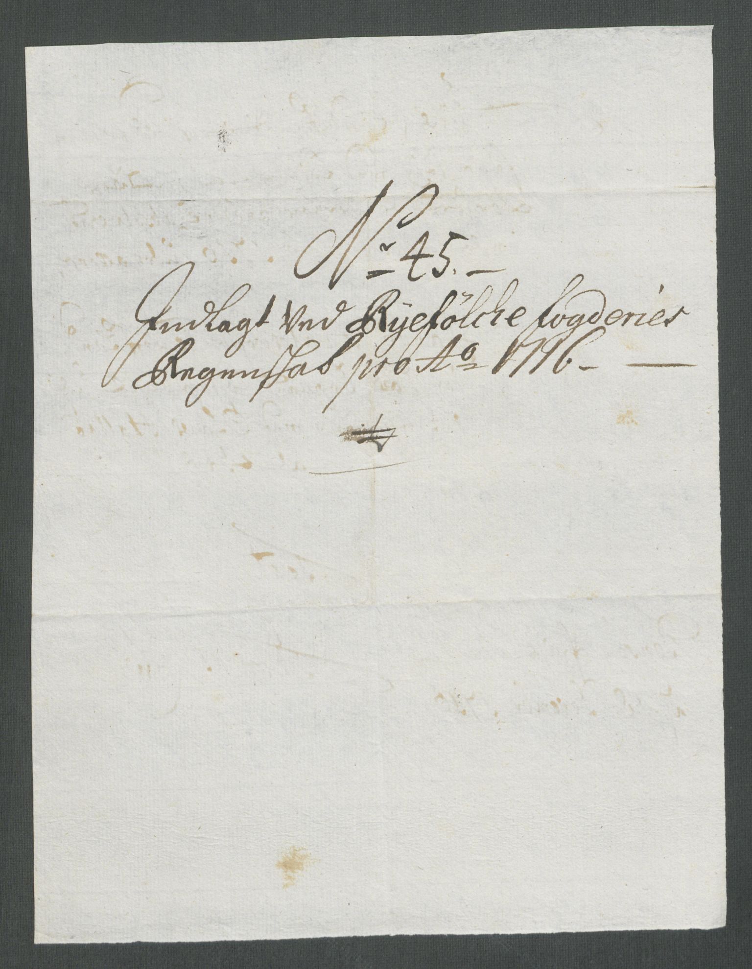 Rentekammeret inntil 1814, Reviderte regnskaper, Fogderegnskap, AV/RA-EA-4092/R47/L2869: Fogderegnskap Ryfylke, 1716, p. 269