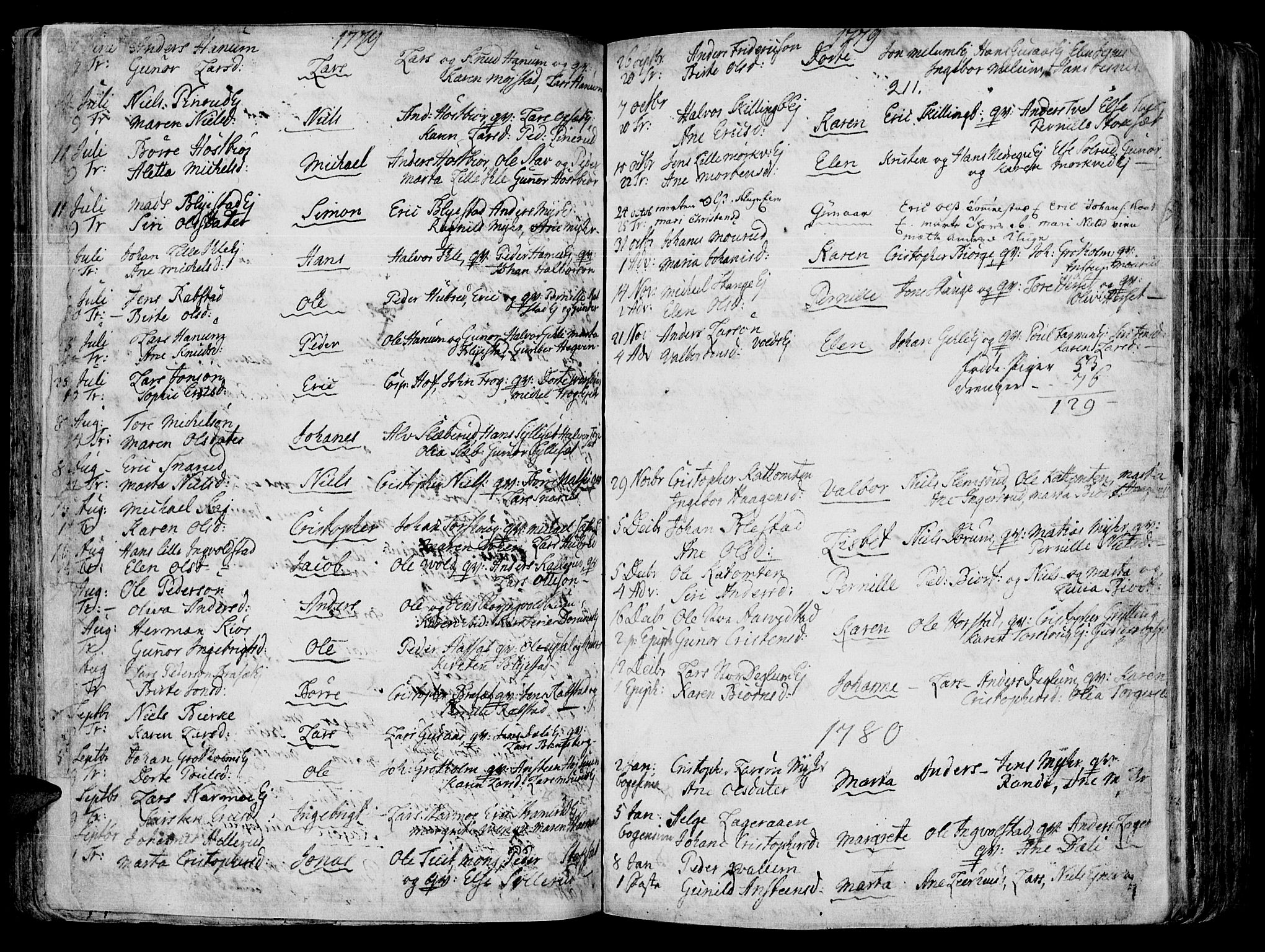 Vang prestekontor, Hedmark, SAH/PREST-008/H/Ha/Haa/L0003: Parish register (official) no. 3, 1734-1809, p. 211