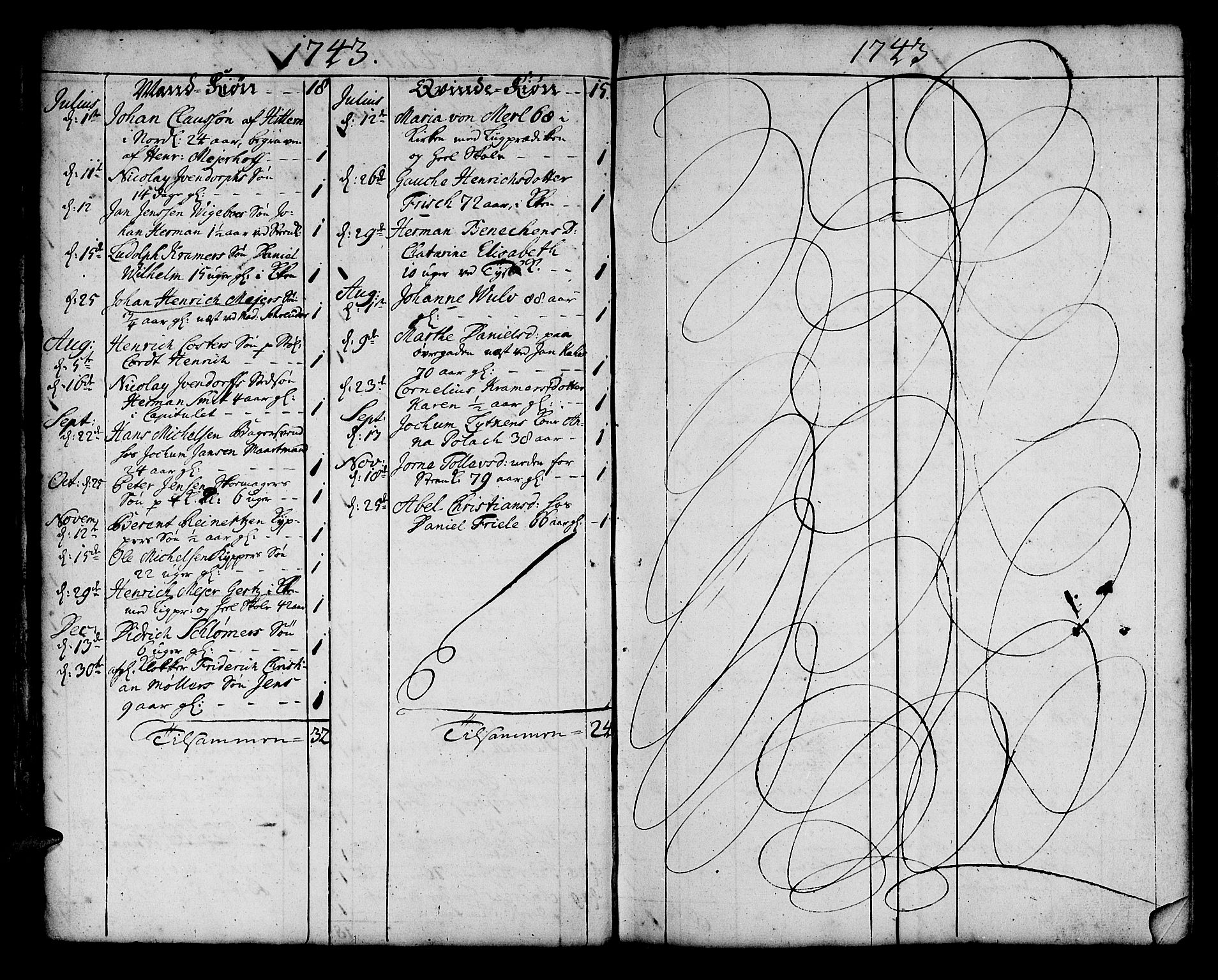 Korskirken sokneprestembete, AV/SAB-A-76101/H/Haa/L0011: Parish register (official) no. A 11, 1731-1785, p. 182