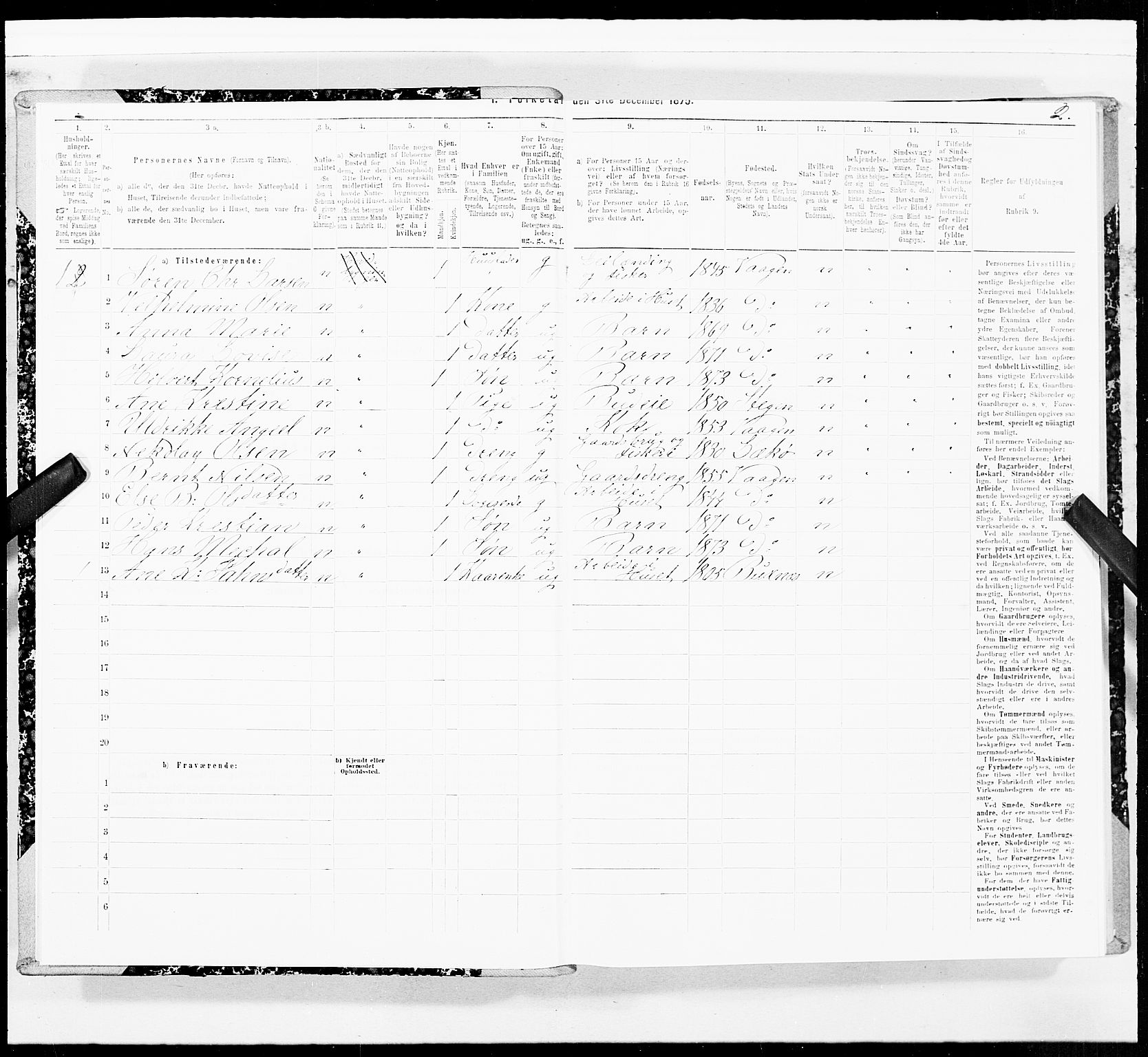 SAT, 1875 census for 1865P Vågan, 1875, p. 4002