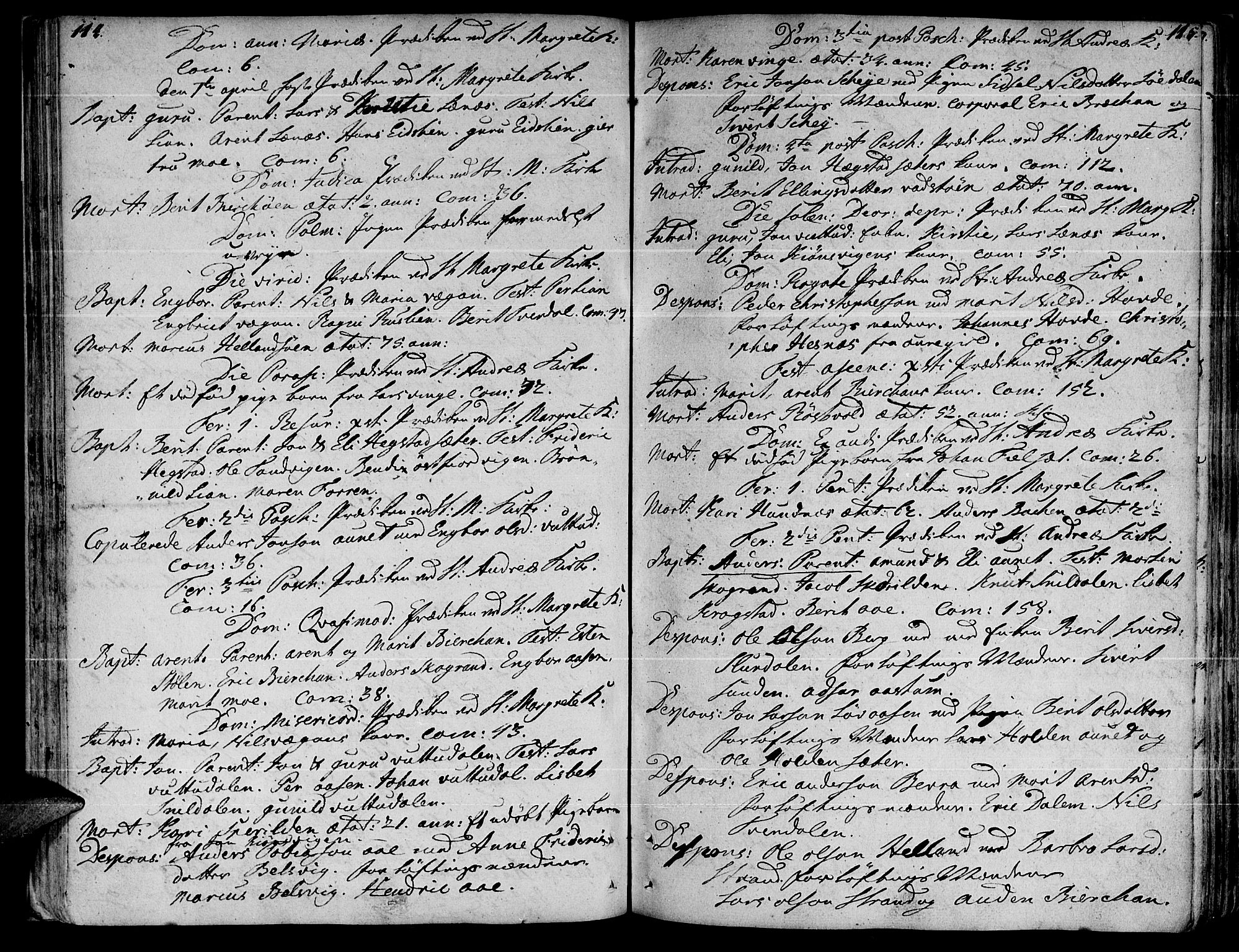 Ministerialprotokoller, klokkerbøker og fødselsregistre - Sør-Trøndelag, SAT/A-1456/630/L0489: Parish register (official) no. 630A02, 1757-1794, p. 114-115